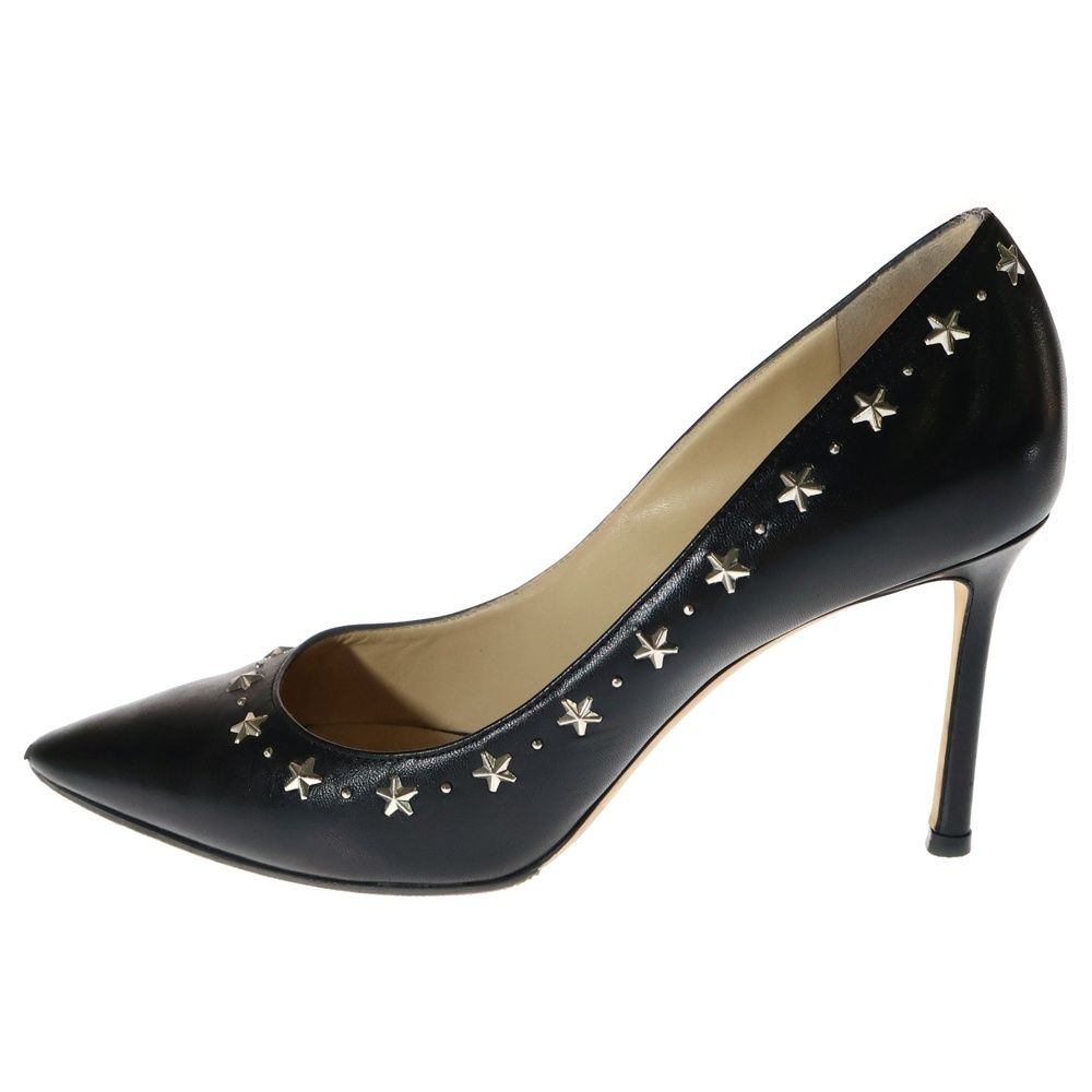 ジミーチュウ　スタースタッズ レザー ハイヒール パンプス JIMMY CHOO (ジミーチュウ) スター スタッズ レザー ハイヒール