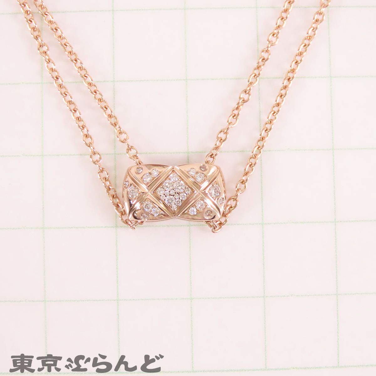 シャネル CHANEL ココクラッシュ ペンダント J11359 ピンクゴールド 