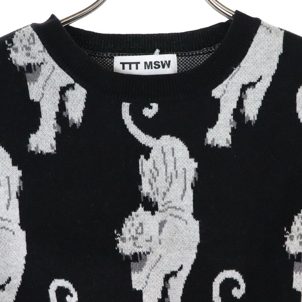 TTT_MSW (ティーモダンストリートウェア) PANTHER KNIT VEST パンサー