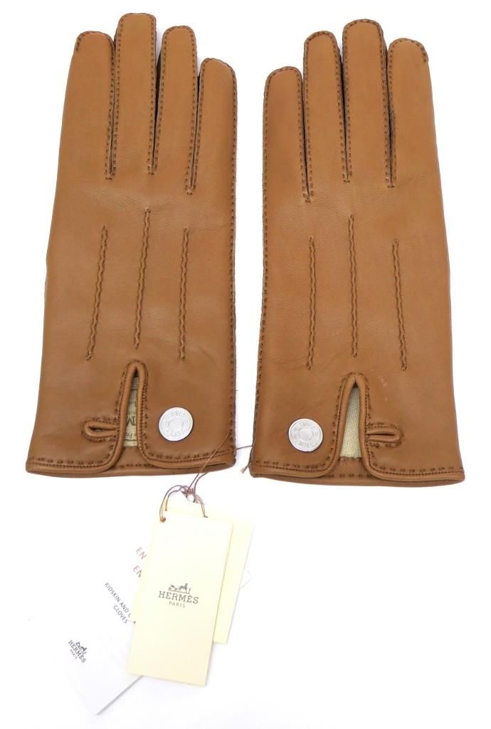 エルメス HERMES 手袋 セリエ レザーグローブ フォーヴ ラム - メルカリ