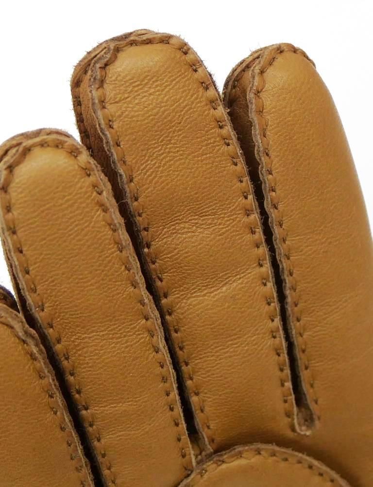 エルメス HERMES 手袋 セリエ レザーグローブ フォーヴ ラム - メルカリ