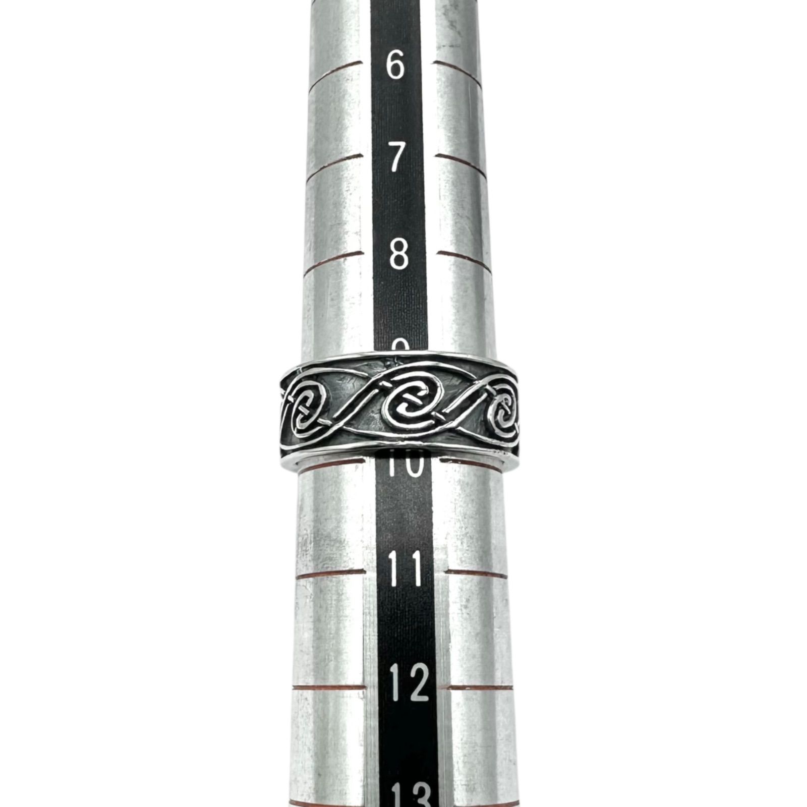 運命の渦】 スパイラル Silver 925 刻印 Vintage Design Ring シルバー