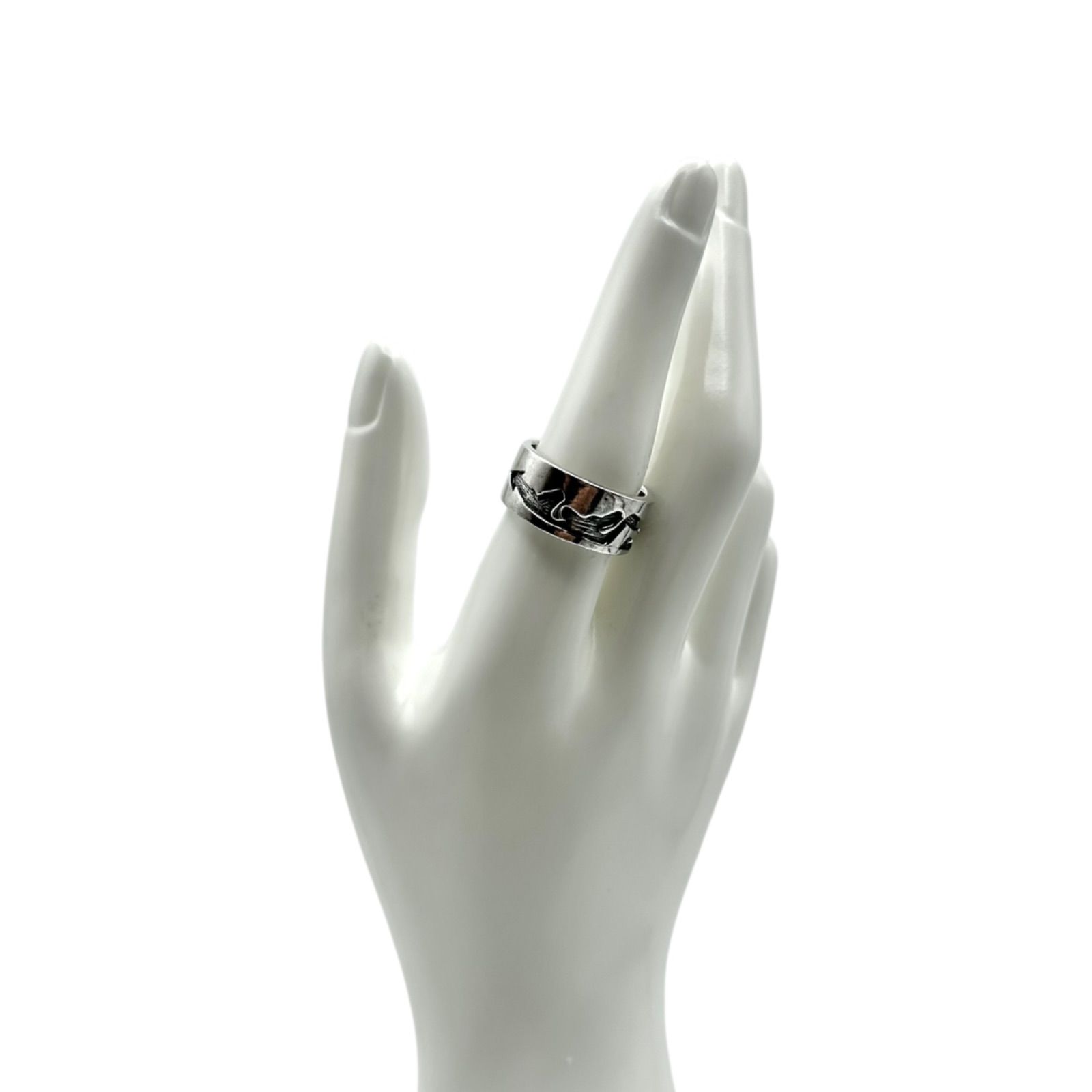 人生の道】アロー SILVER 925 刻印 90s Vintage Design Ring シルバー 