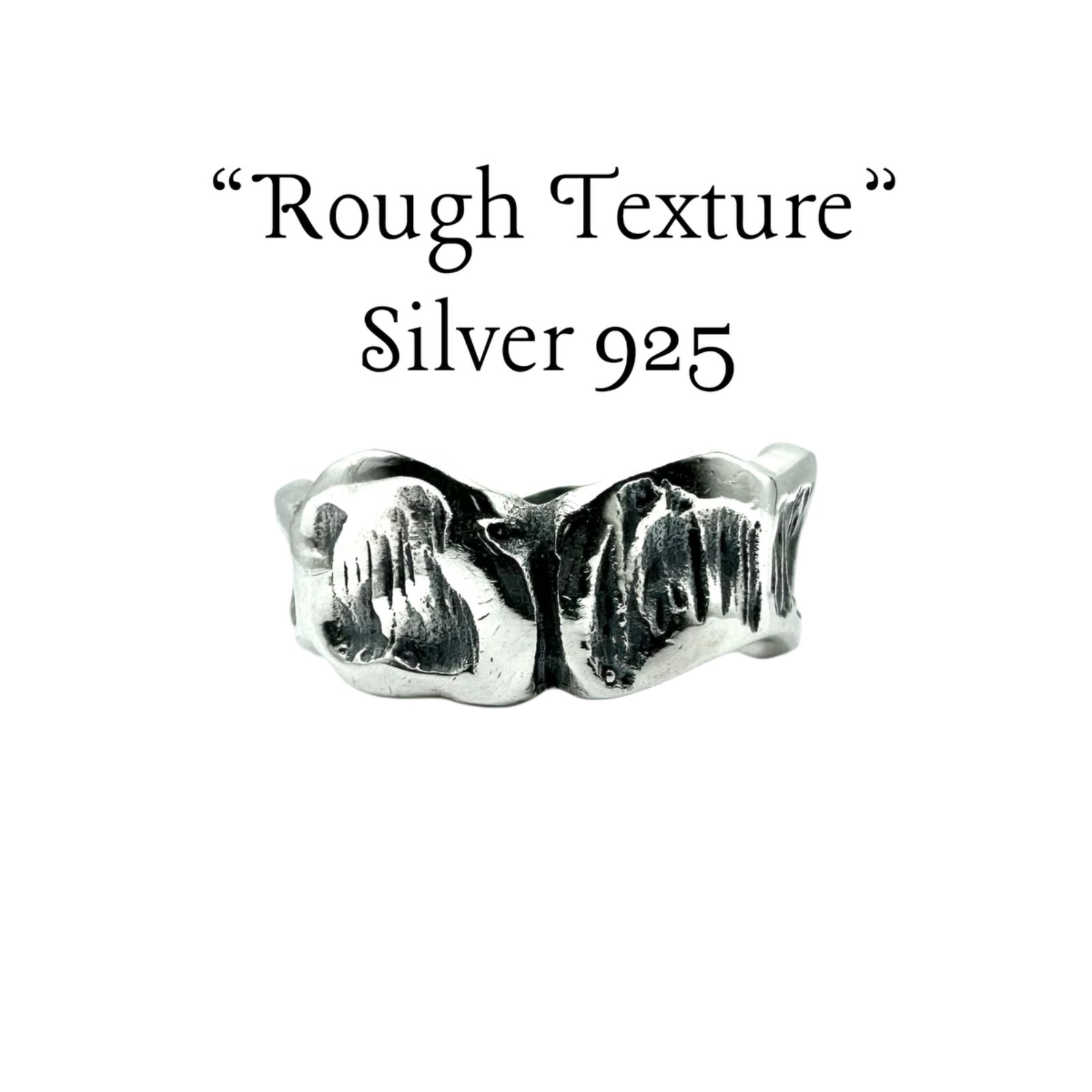 無骨な表情】ハンドクラフト Silver 925 刻印 90s Vintage Design Ring 