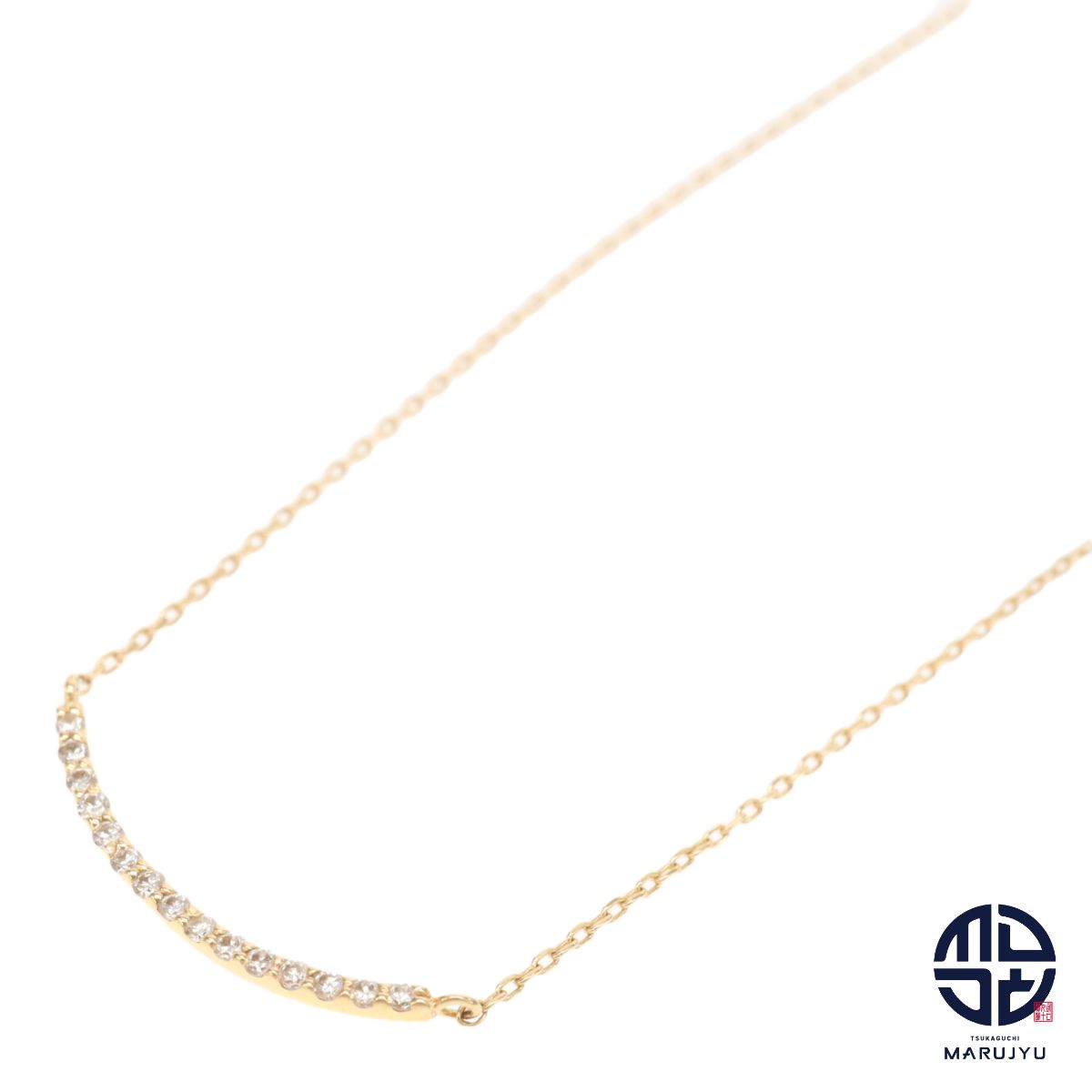 ete エテ K18YG 18金イエローゴールド ダイヤ0.06ct パーティクル 