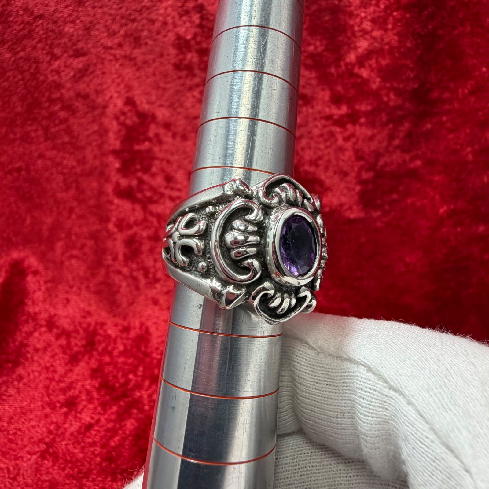 美品 リング16.5号パープル ロイヤルオーダー/ROYALORDER - メルカリ