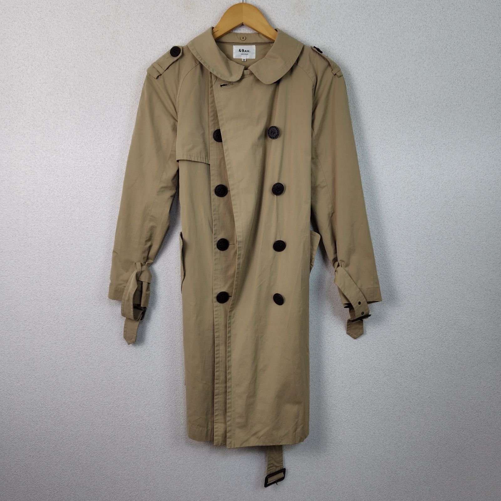 49AV. junko shimada ジュンコシマダ トレンチコート ベージュ 49AV. junko shimada ジュンコシマダ トレンチコート ベージュ