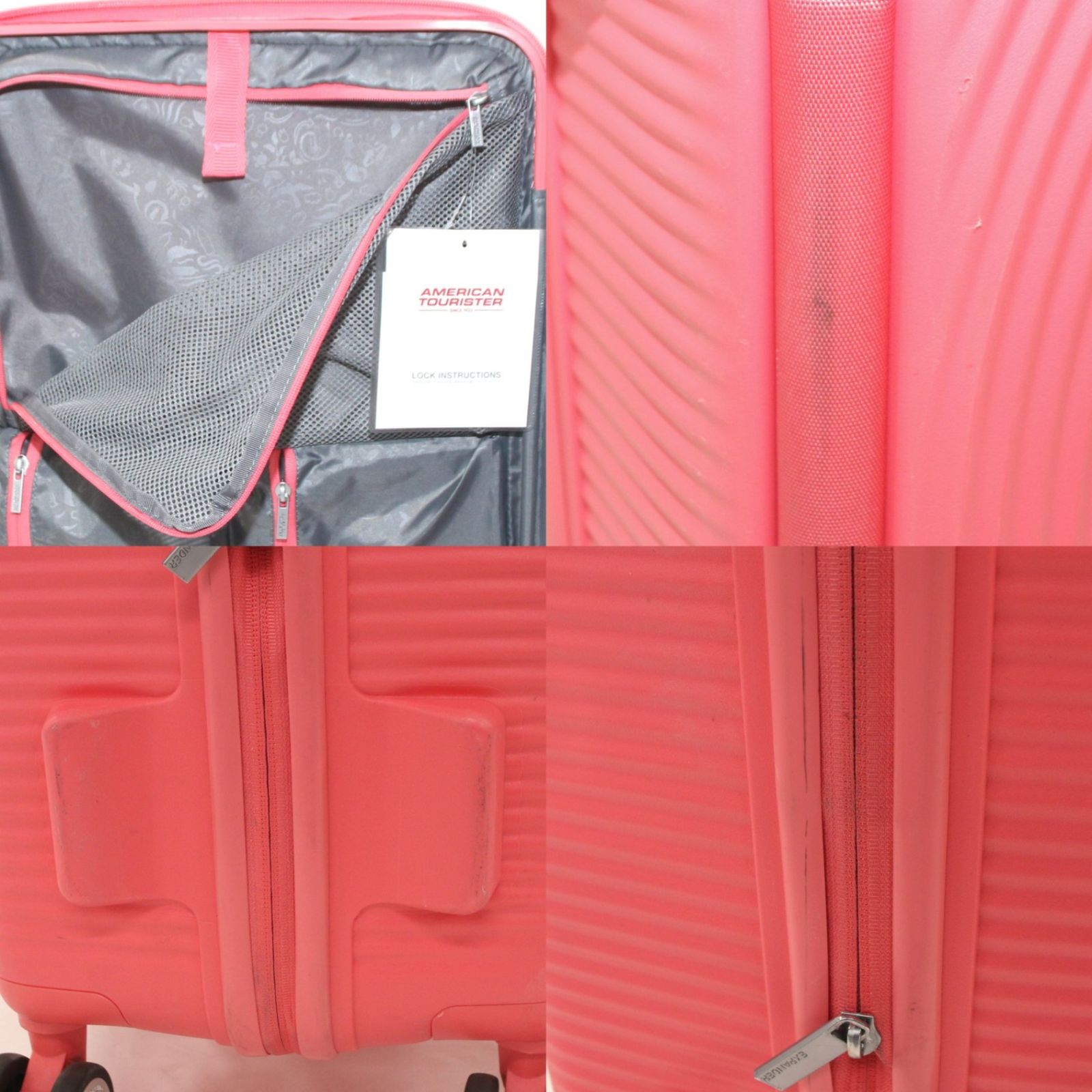 中古 [5-8泊向けサイズ]AMERICAN TOURISTER CURIO スピナー68 エキス