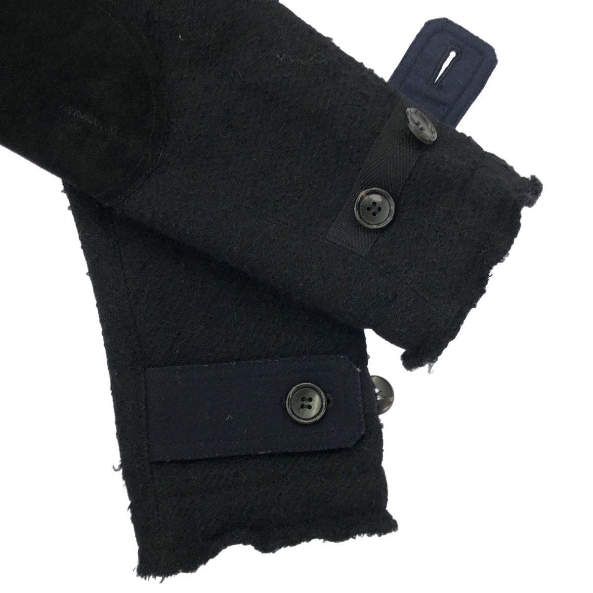 JUNYA WATANABE COMME des GARCONS MAN ジュンヤワタナベ コムデギャルソンマン 11AW コンビネーションデザインPコート WH-C013 ブラック XS JUNYA WATANABE COMME des GARCONS MAN ジュンヤワタナベ