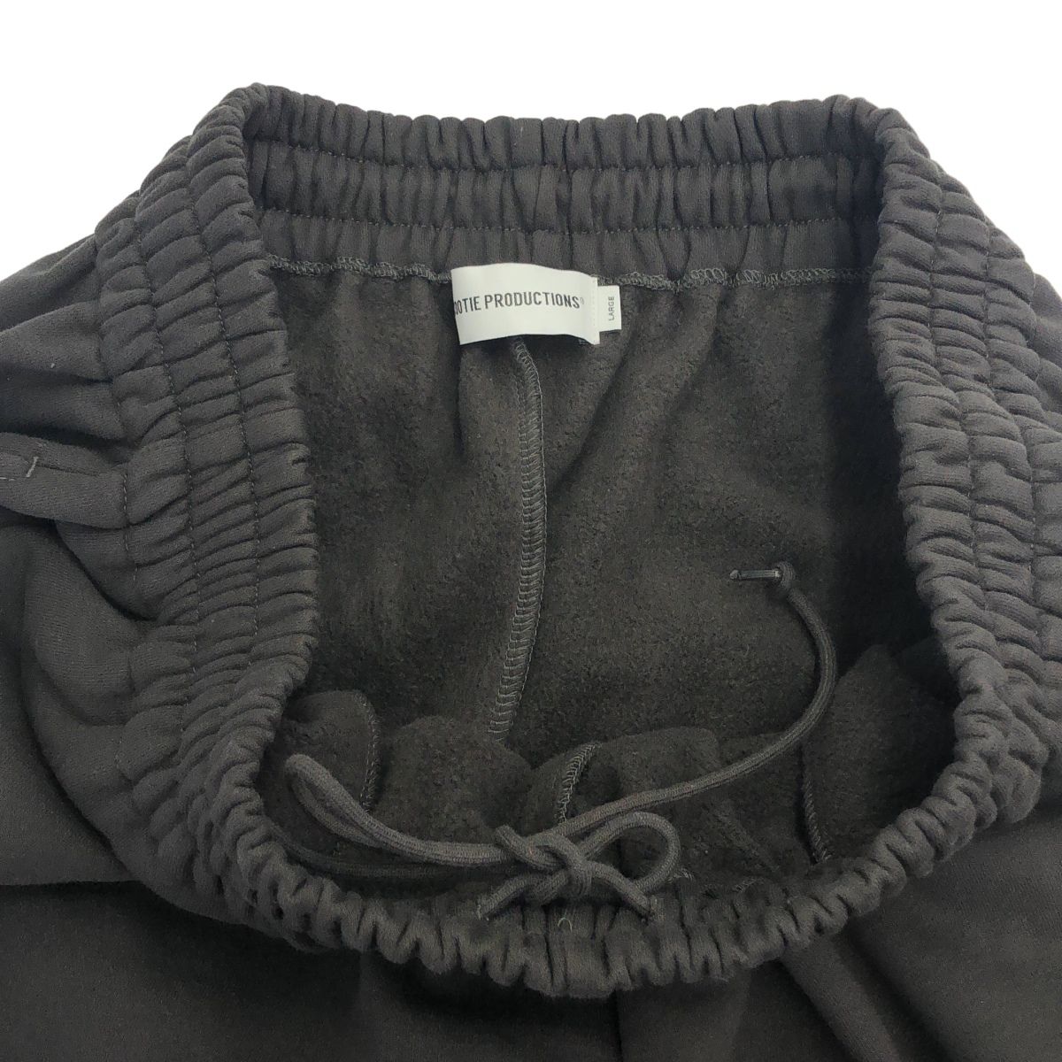 COOTIE Chubby Sweat Shin Cut Wide Easy Pants Charcoal Gray L
