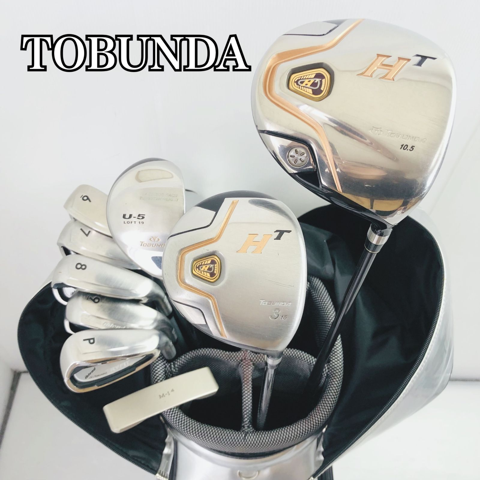 TOBUNDA トブンダ HT メンズ ゴルフ クラブ セット 初心者 入門 バッグ 