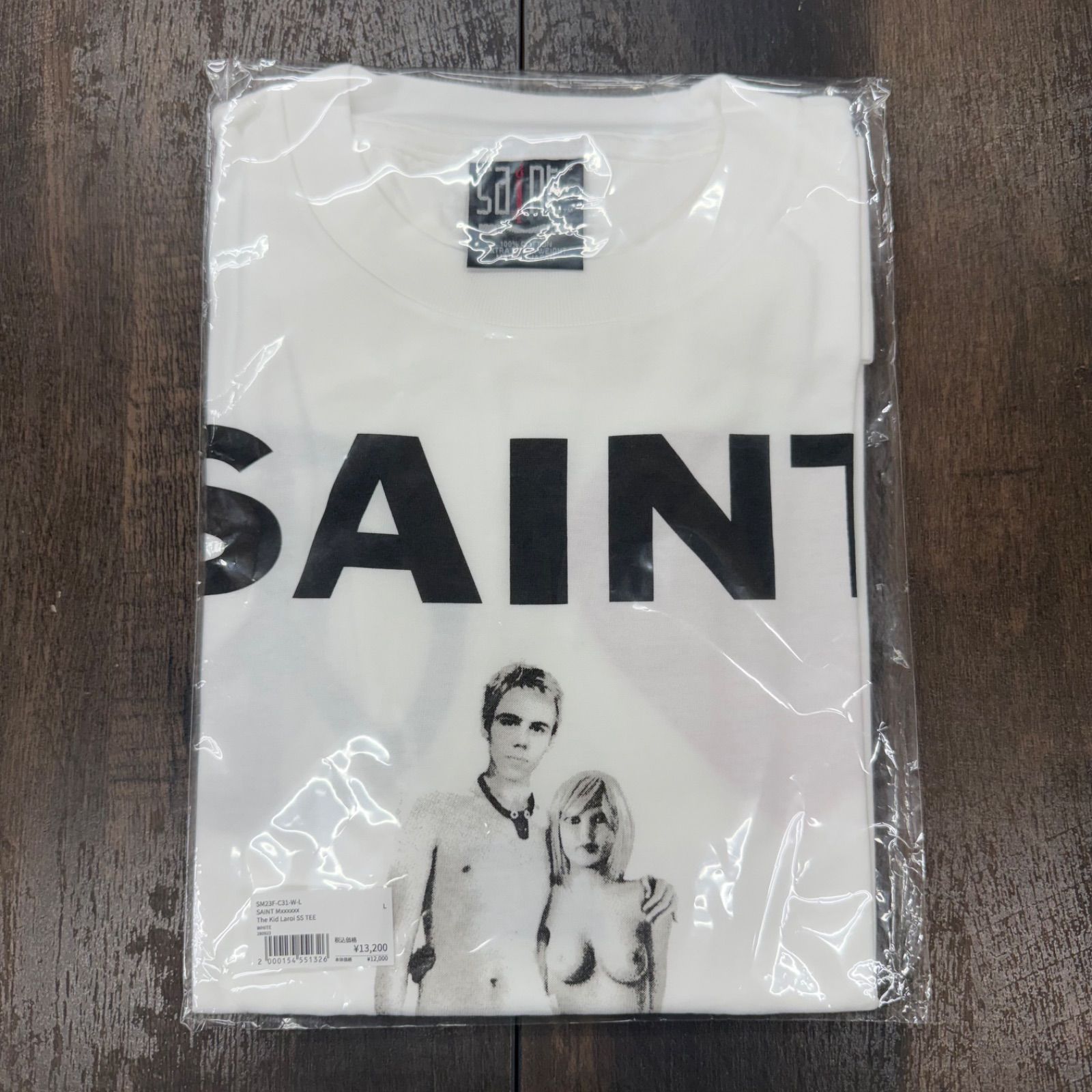 SAINT MICHAEL SAINT Mxxxxxx SAINT KID T-Shirt L New SAINT MICHAEL