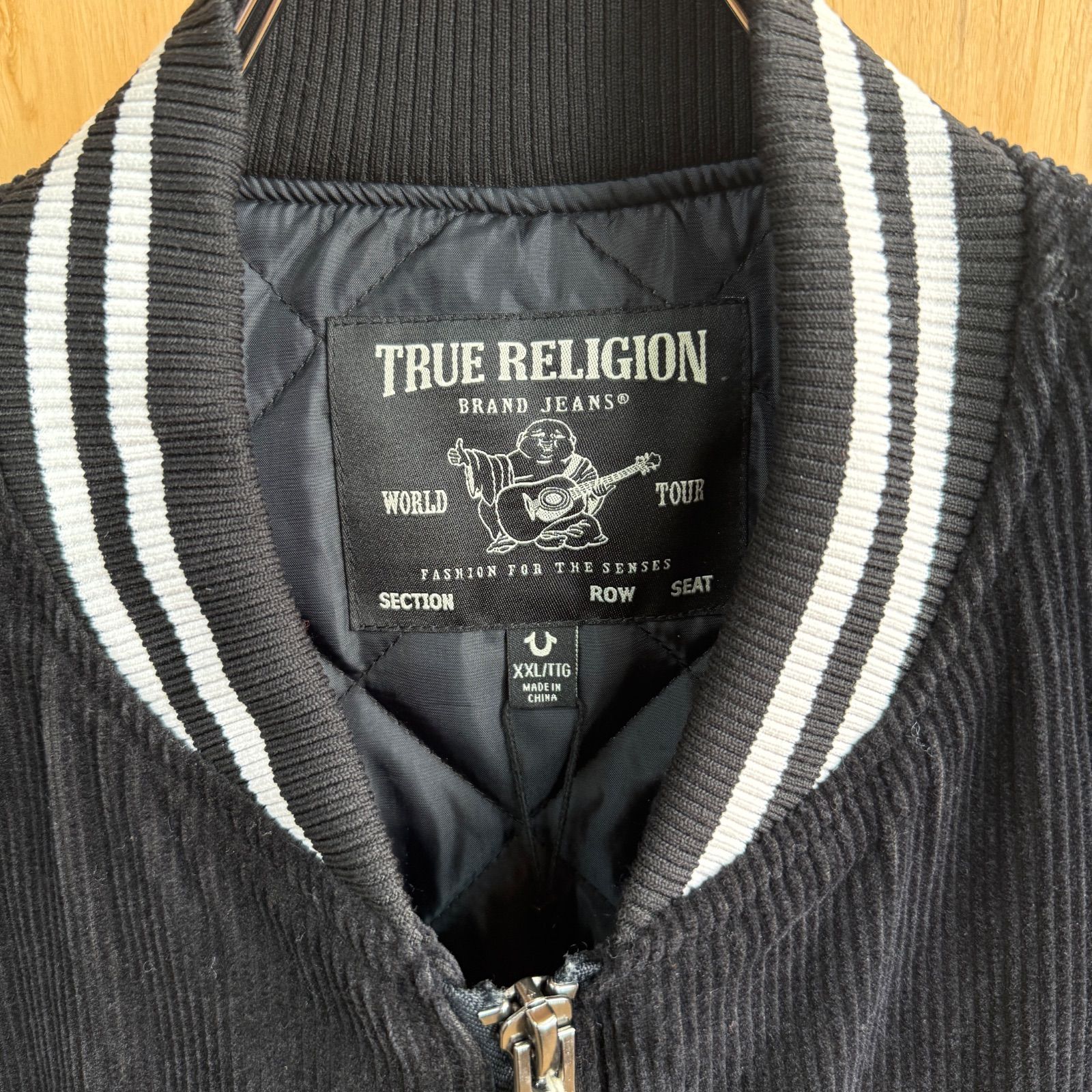 店舗販売併用】TRUE RELIGION トゥルー レリジョン VARSITY JACKET 
