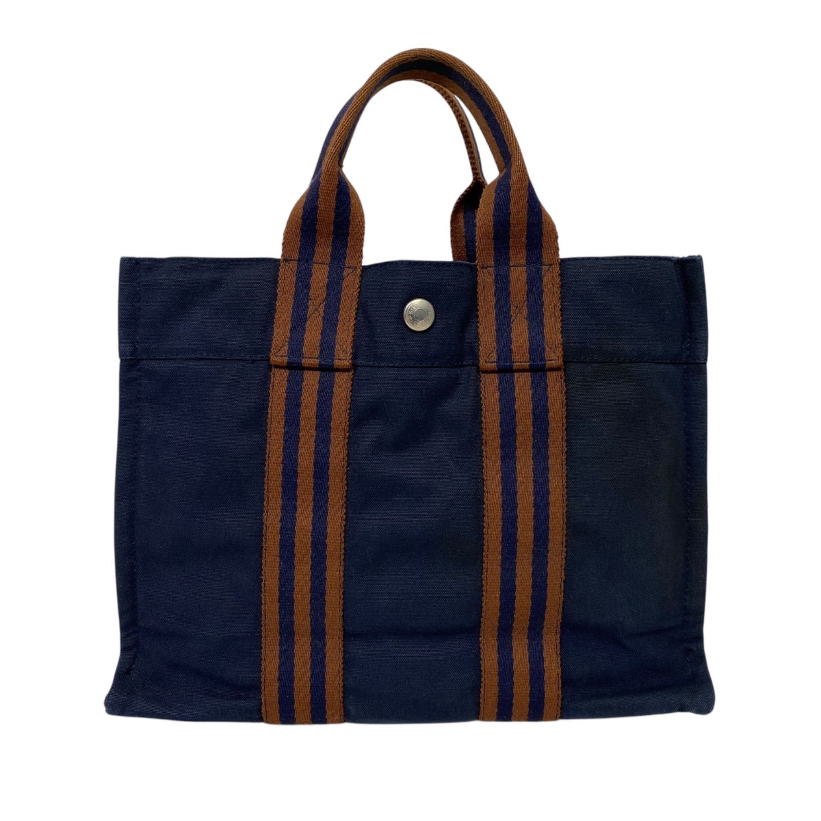 エルメス フールトゥPM ハンドバッグ トートバッグ セリエ キャンバス HERMES AC0139