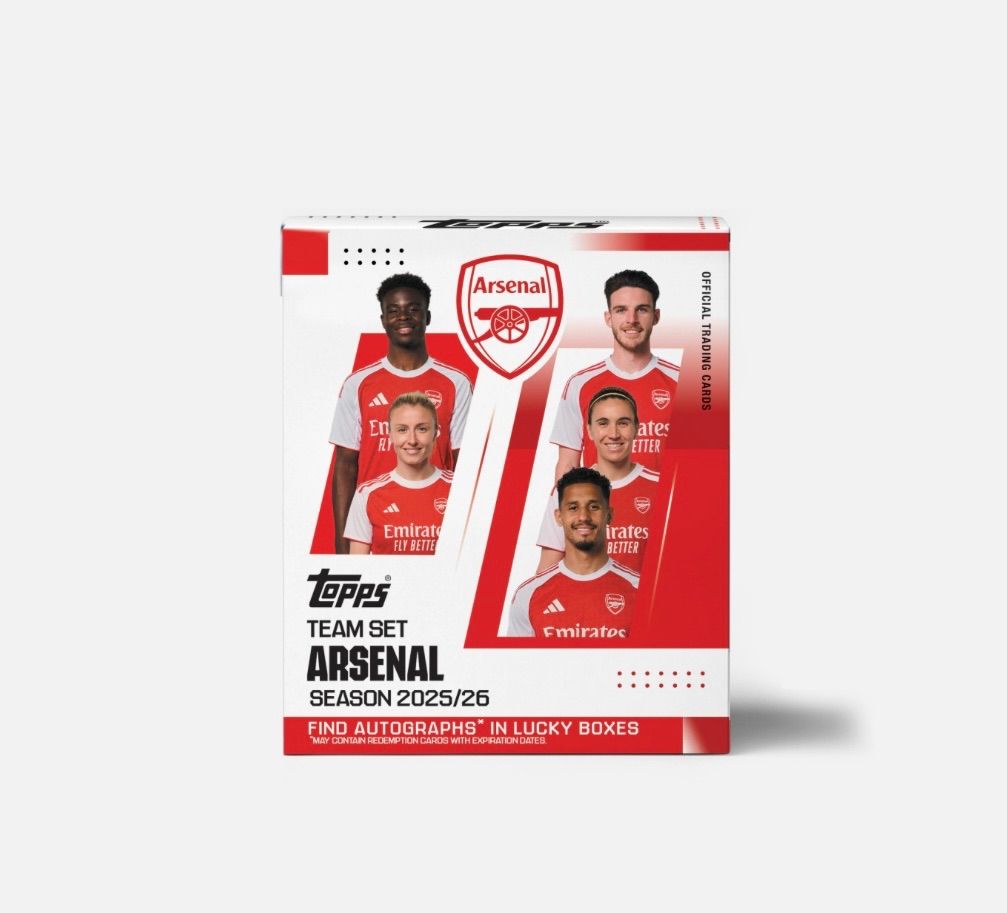 新品未開封 1Box】Topps Arsenal 2025-26 Team Set 18 - メルカリ