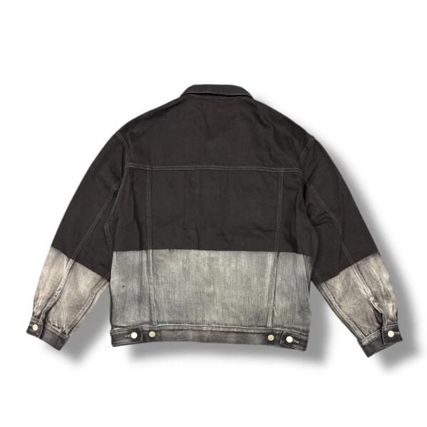 参考上代74800円 未使用 YOKE 24AW Laser Processed Denim Trucker