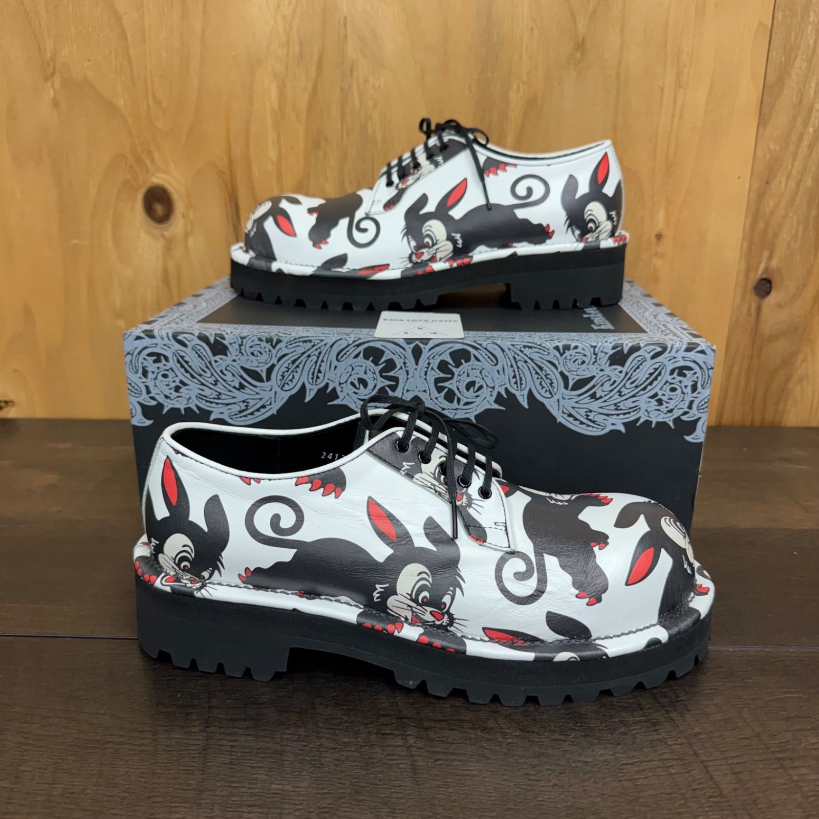 店舗販売併用】KIDS LOVE GAITE ダービーシューズ KOU DERBY WHITE