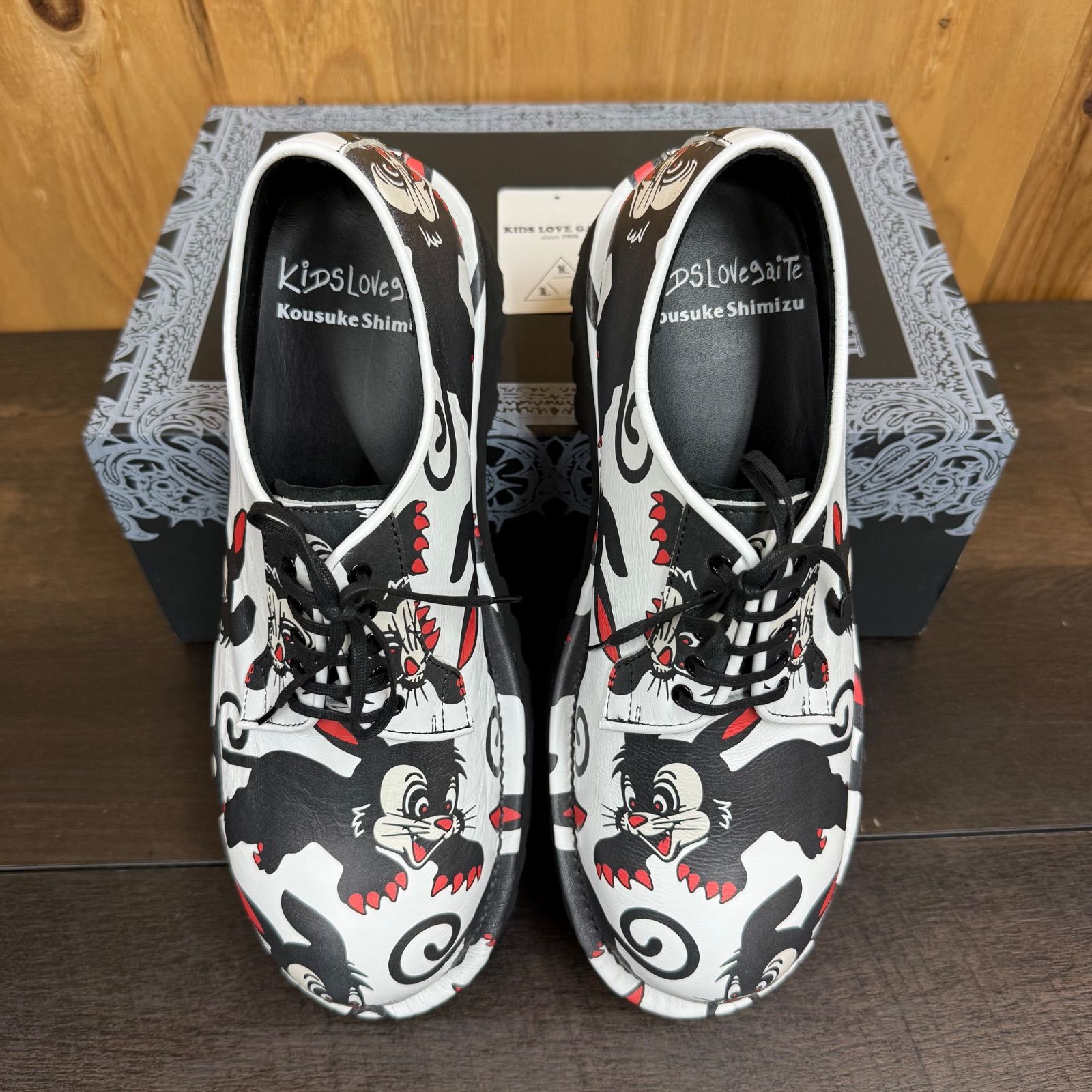 店舗販売併用】KIDS LOVE GAITE ダービーシューズ KOU DERBY WHITE
