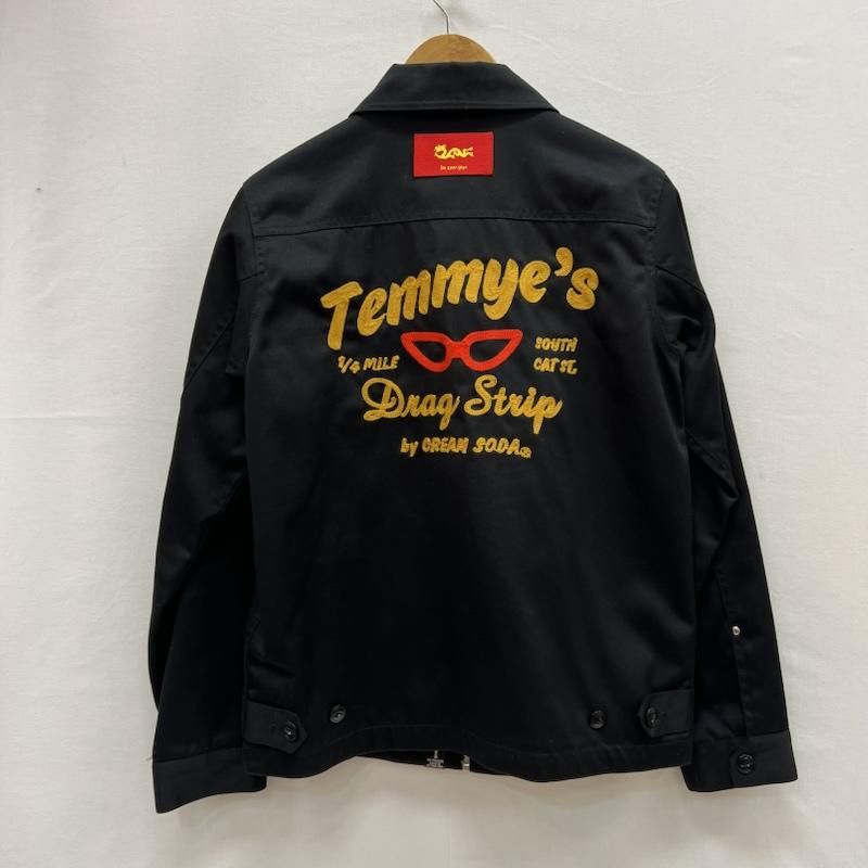 ティミー TEMMYE スイングトップ ブラック Lサイズ クリームソーダ TEMMYE ティミー ワークジャケット スウィングトップ
