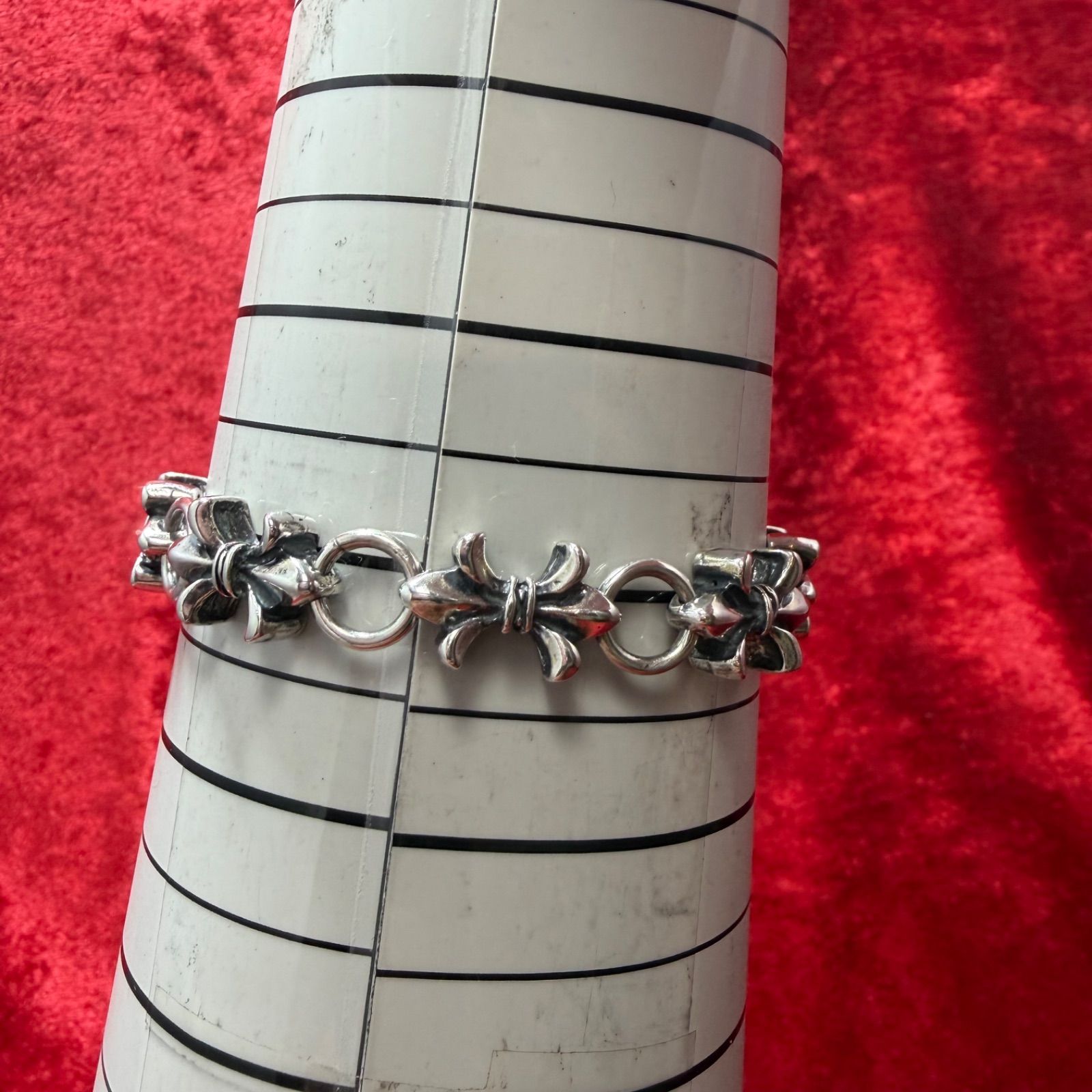美品 ブレスレット シルバー/925 30.8g ロイヤルオーダー/ROYALORDER 