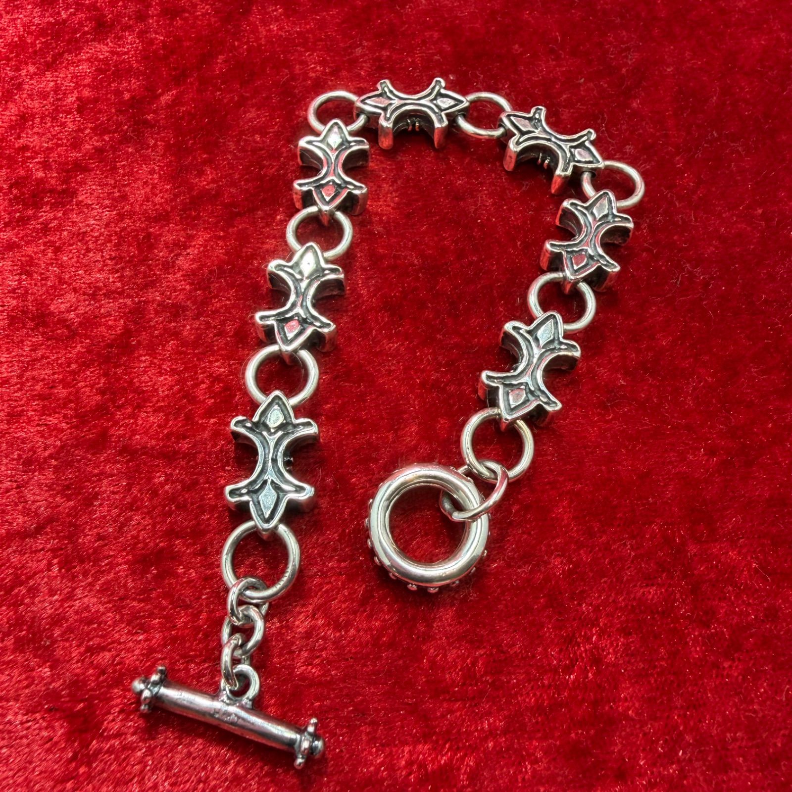 美品 ブレスレット シルバー/925 30.8g ロイヤルオーダー/ROYALORDER