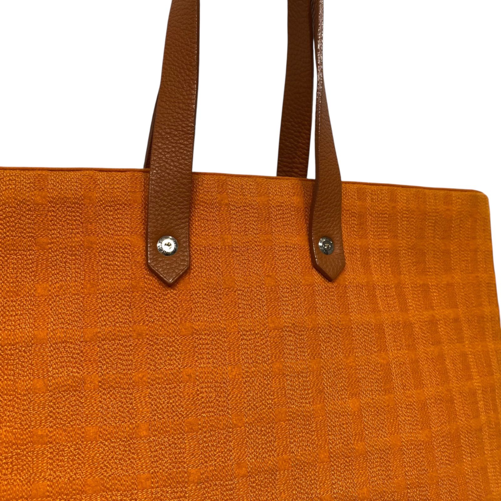 エルメス アメダバGM トートバッグ オレンジ HERMES AC0220 - メルカリ