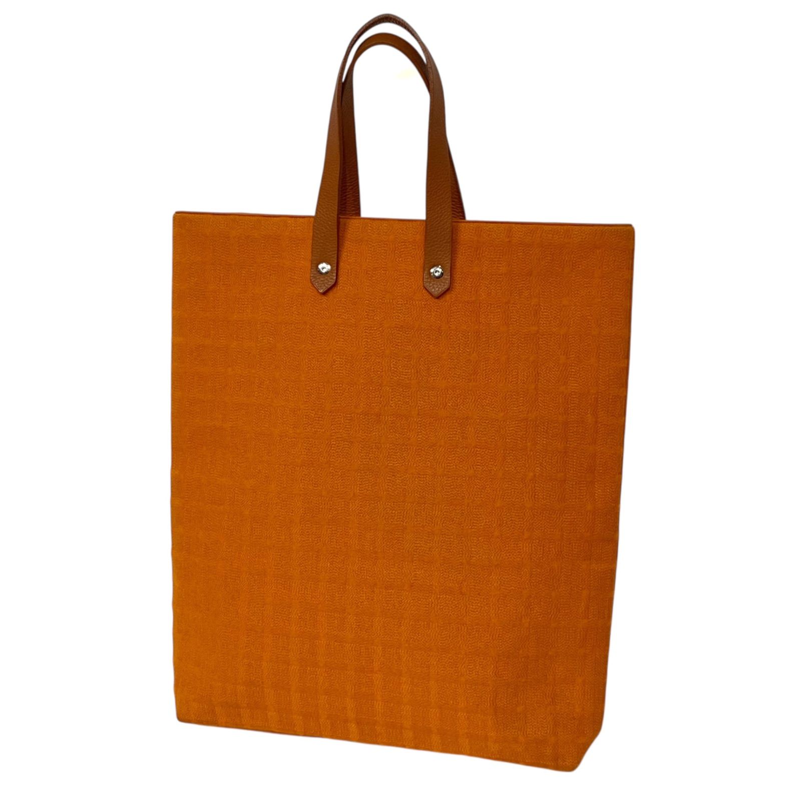 エルメス アメダバGM トートバッグ オレンジ HERMES AC0220 - メルカリ