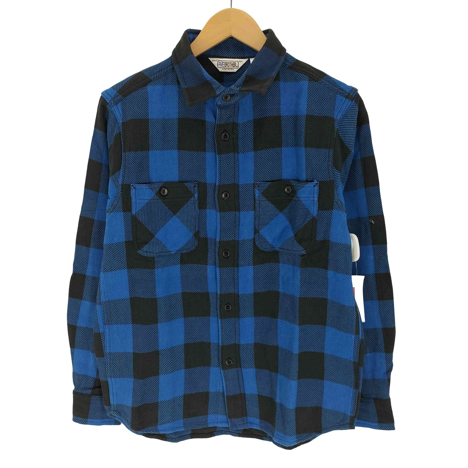 ファイブブラザー FIVE BROTHER 復刻 三角タグ ネルシャツ L/S メンズ