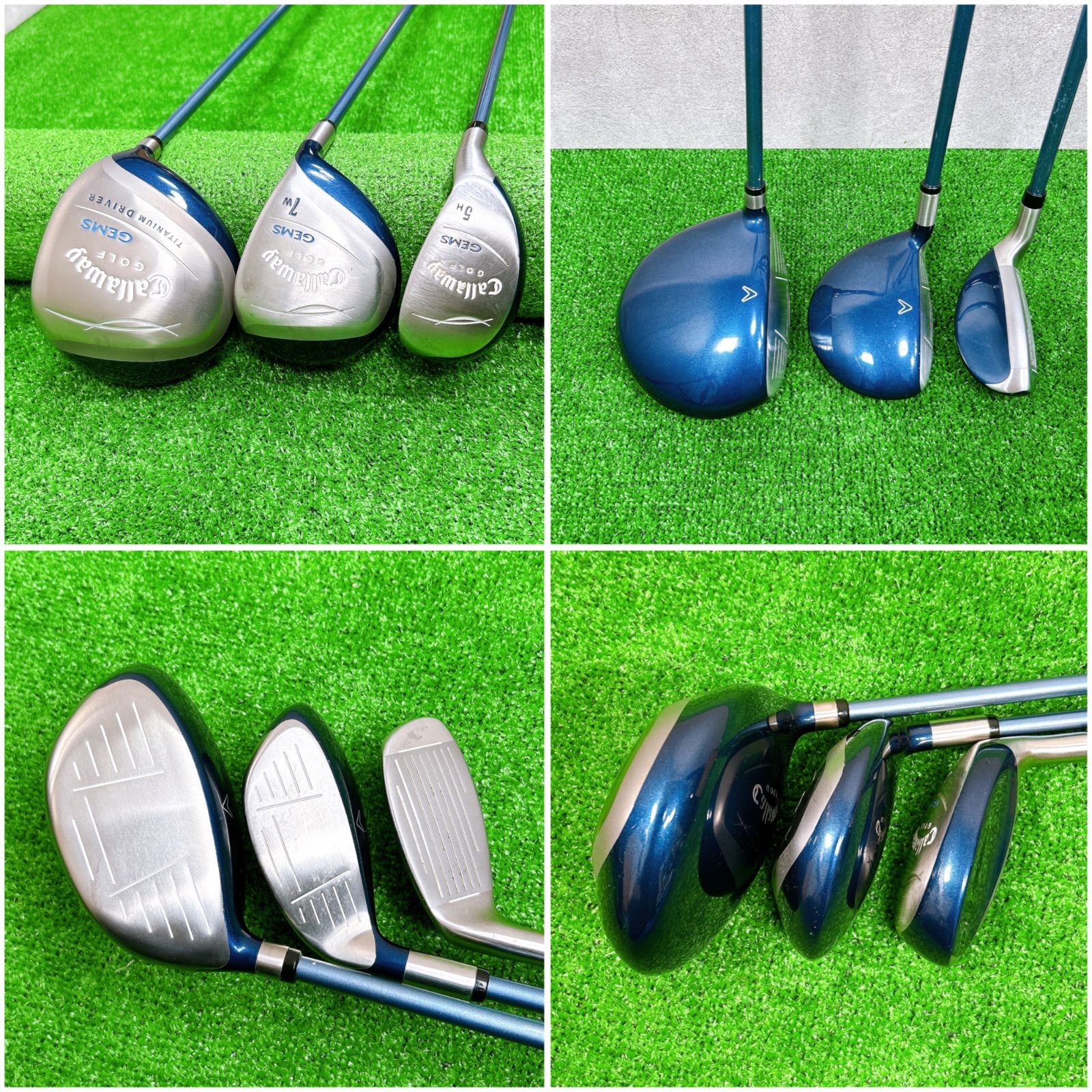 Callaway キャロウェイ GEMS レディース クラブセット 8本 W 右 女性 