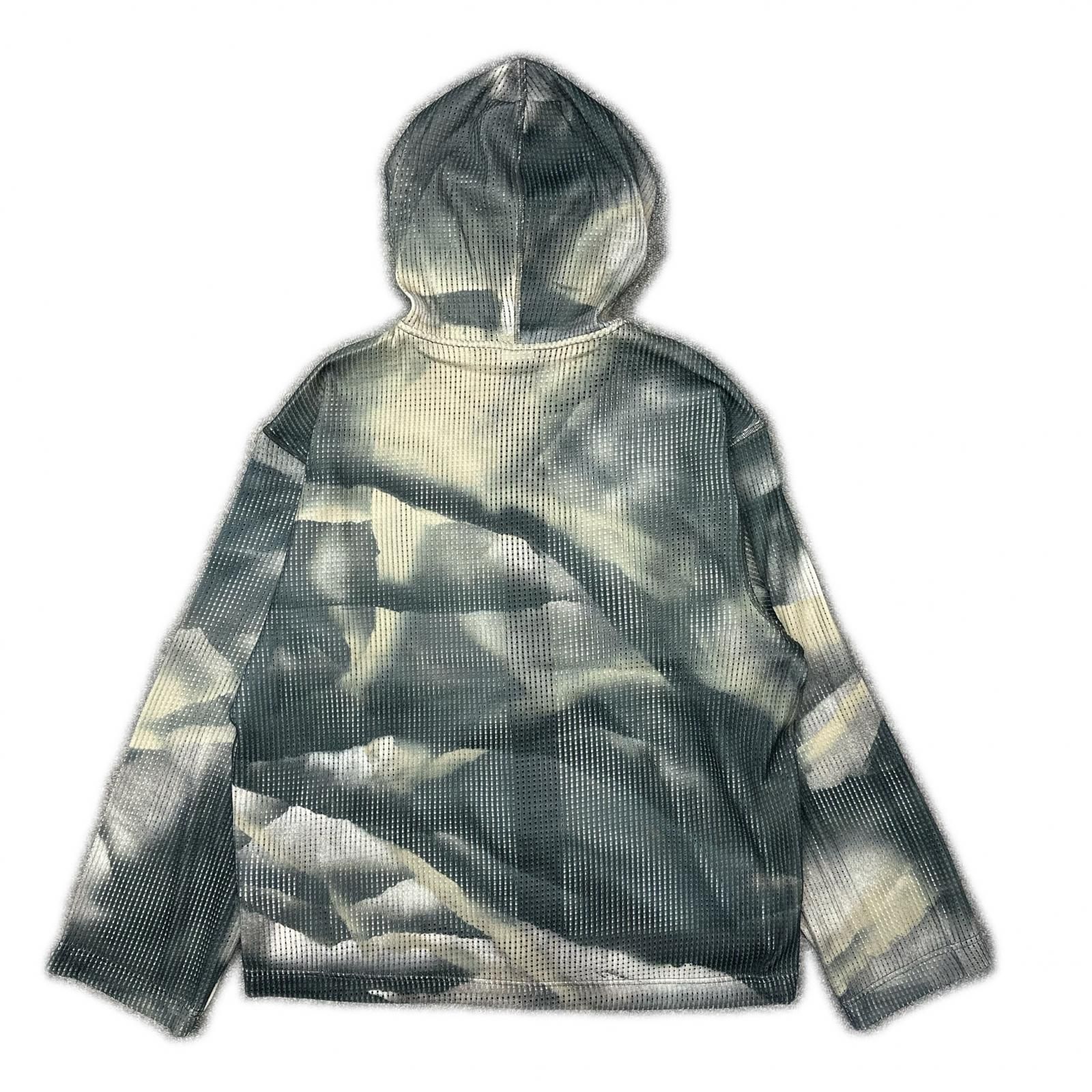 国内正規 NIKE × STUSSY 25AW Ghillie All-Over Print Hoodie メッシュ 