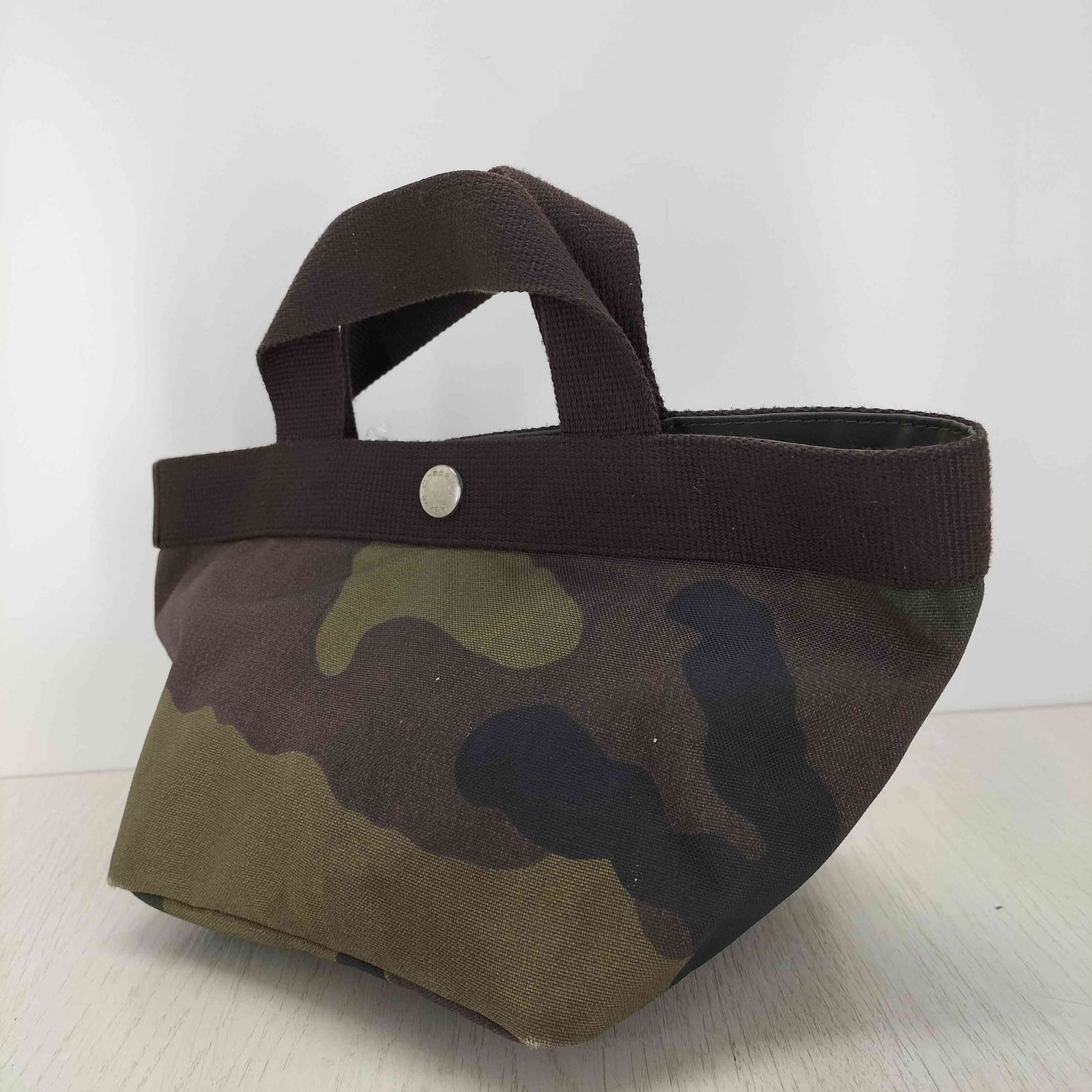 エルベシャプリエ Herve Chapelier 701W カモフラージュ 舟型トートS 