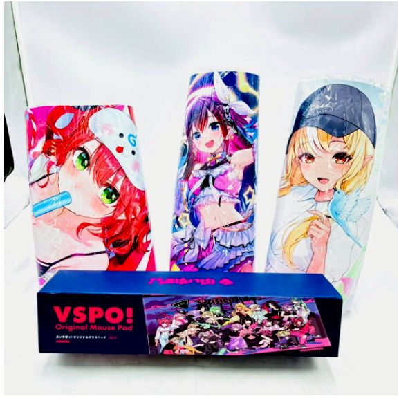 ✨大幅値下げ✨‼️】ホロライブ＆Vspo! ラバーマット3枚＋マウスパッド