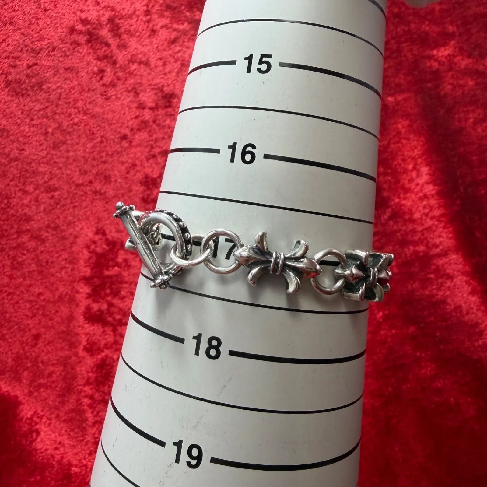 美品 ブレスレット シルバー/925 30.8g ロイヤルオーダー/ROYALORDER 