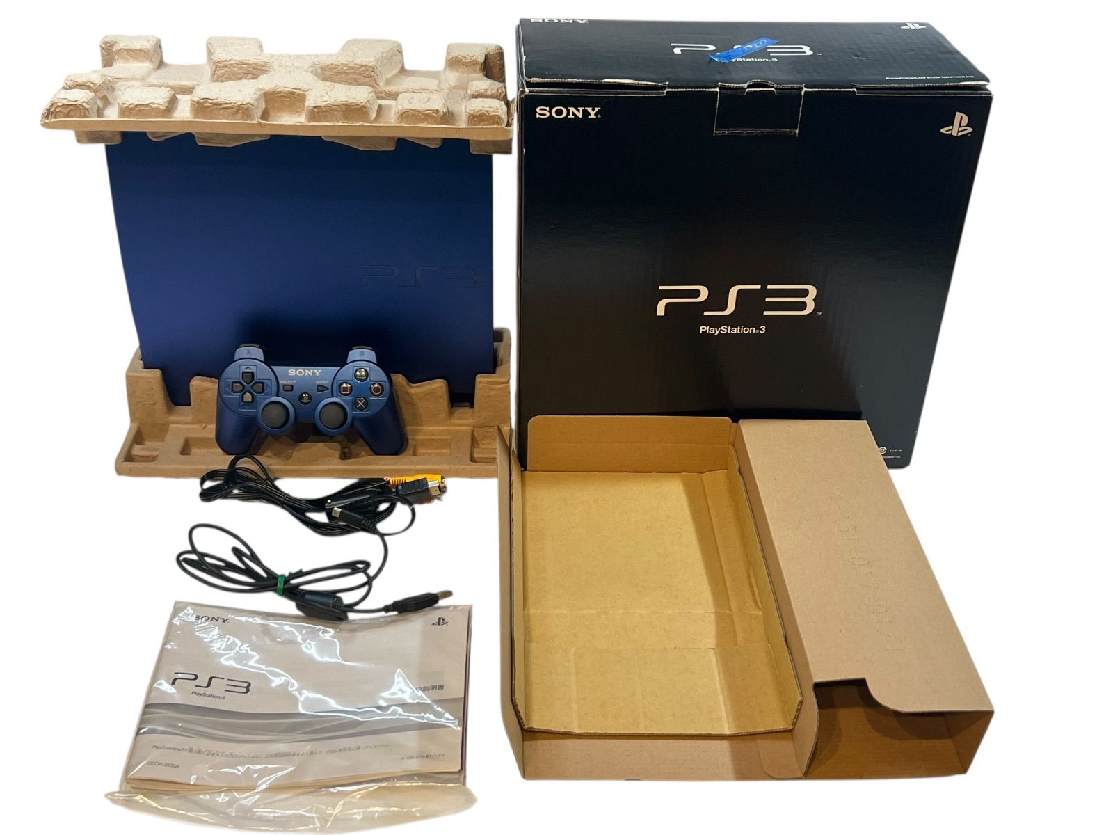 ps3 本体 タイタニウム ブルー グランツーリスモ PlayStation3