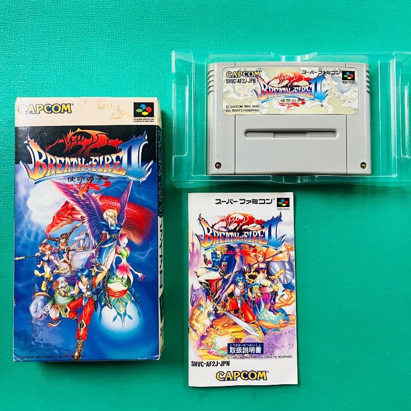カセット美品】【箱、取説あり】スーパーファミコン ブレスオブ
