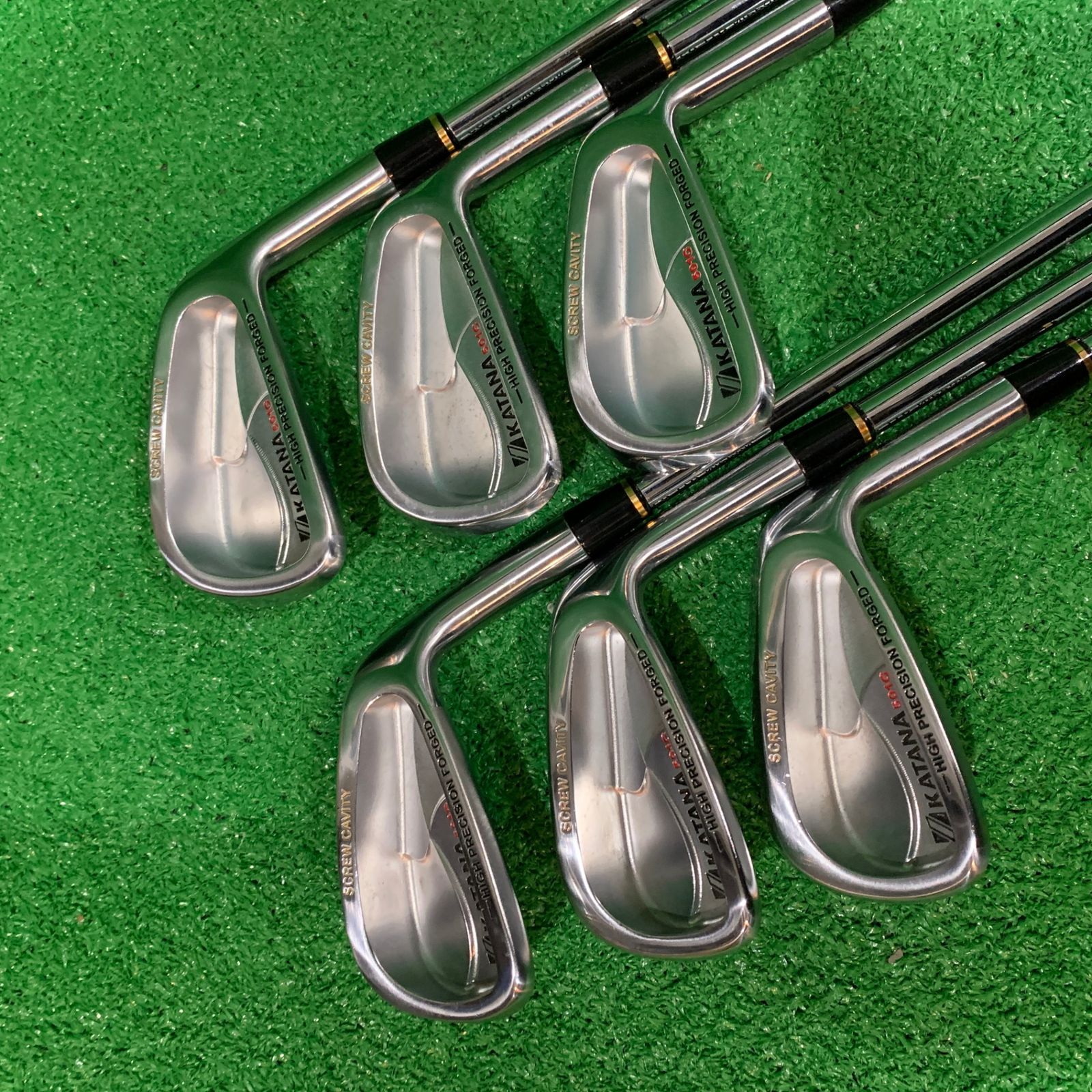 【超メルカリ市価格】KATANAGOLFSWORD501CT-GOLD アイアン 希少!!◇カタナゴルフ SWORD 501C Forged アイアン 6本セット