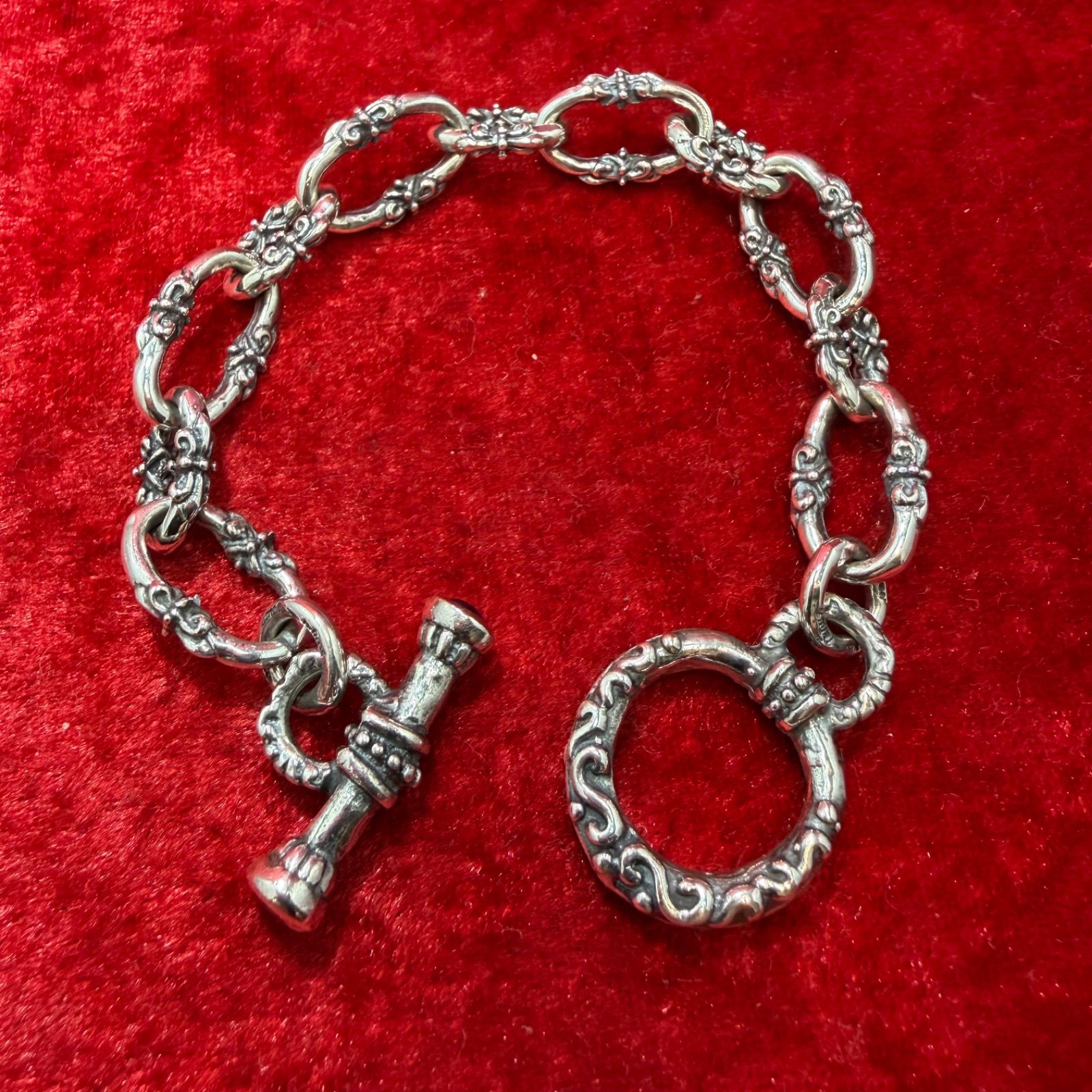 美品 ブレスレット シルバー/925 36.3g ロイヤルオーダー/ROYALORDER