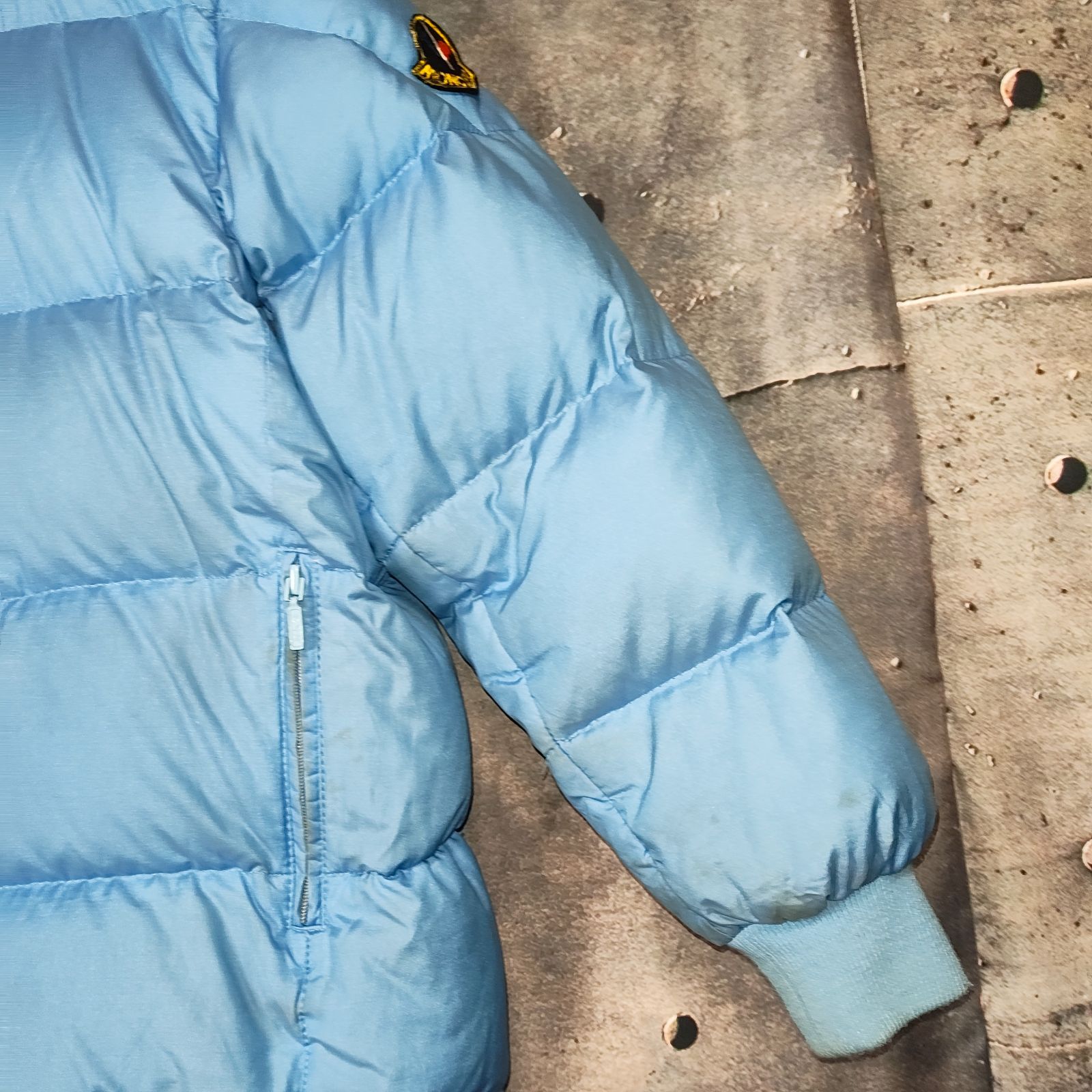 希少 80s VINTAGE MONCLER ASICS アシックス モンクレール ダウン