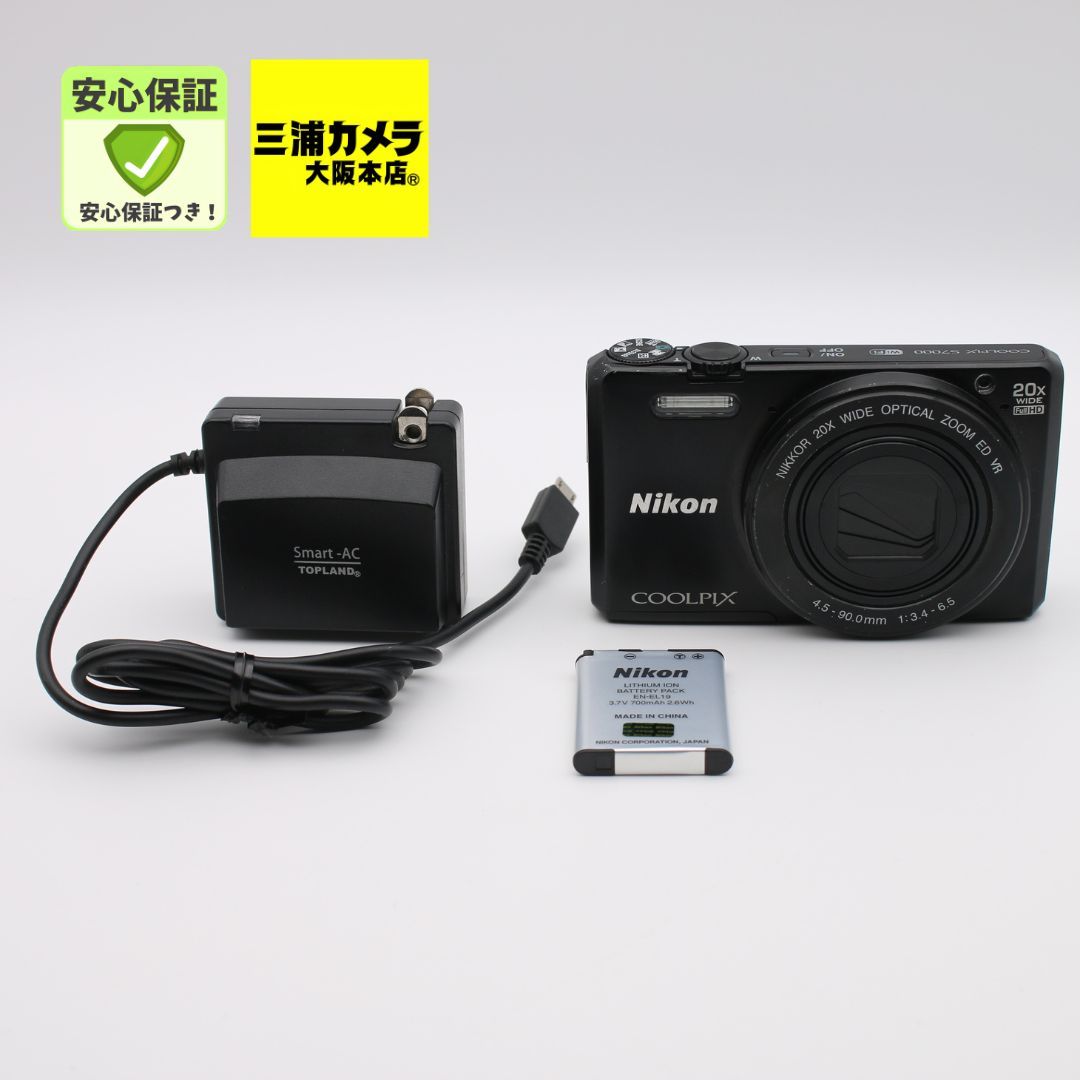 極上品】 Nikon COOLPIX S7000 ブラック デジタルカメラ