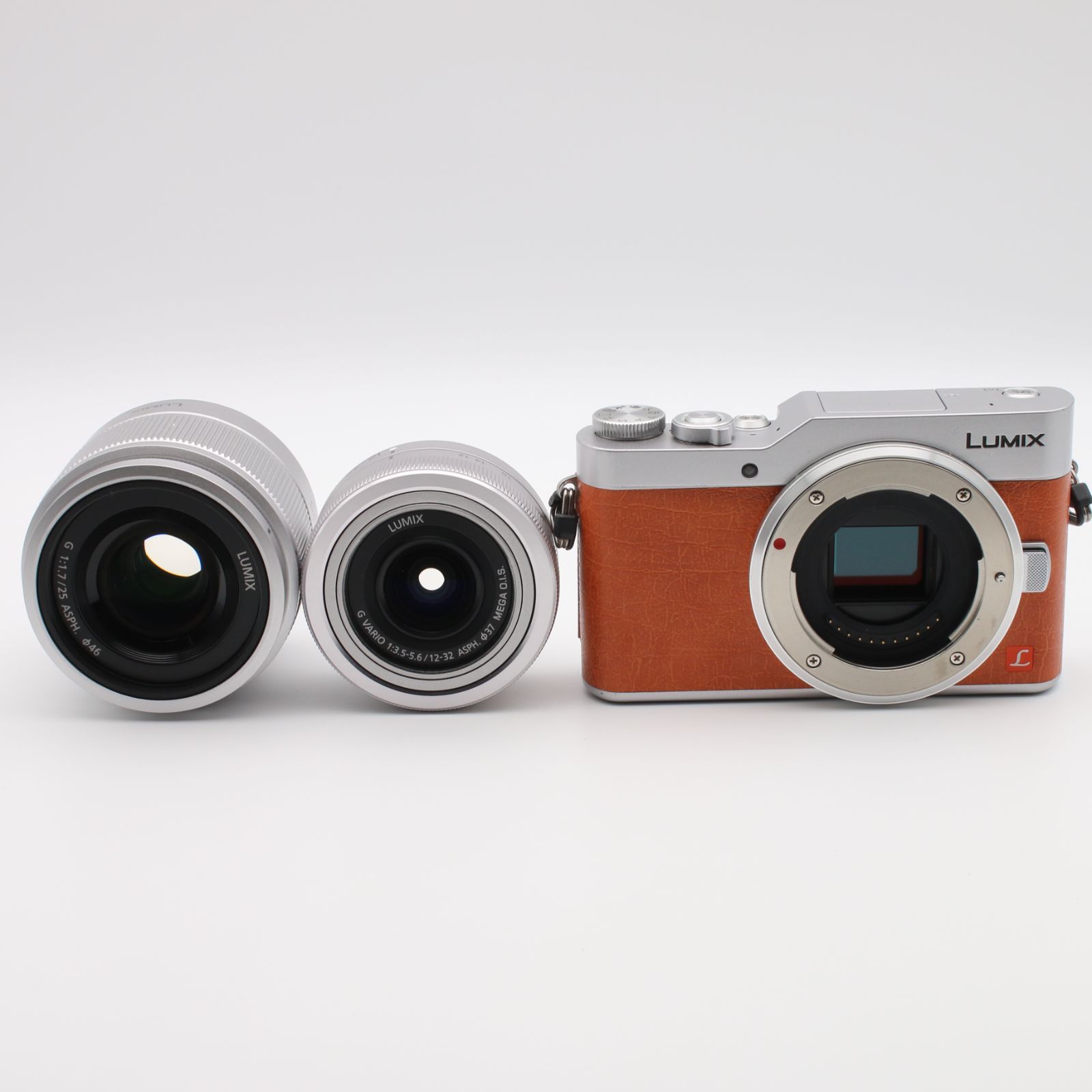 美品】 Panasonic LUMIX GF9 オレンジ ダブルズームレンズキット 標準 