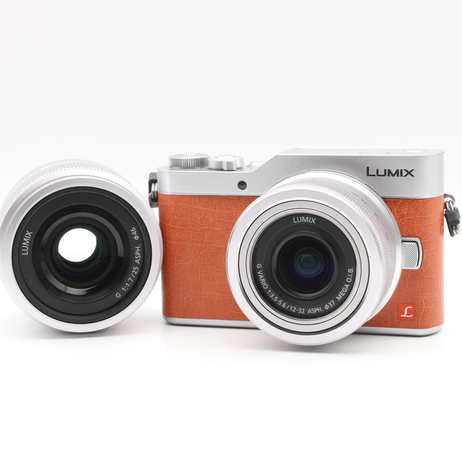 美品】 Panasonic LUMIX GF9 オレンジ ダブルズームレンズキット 標準 