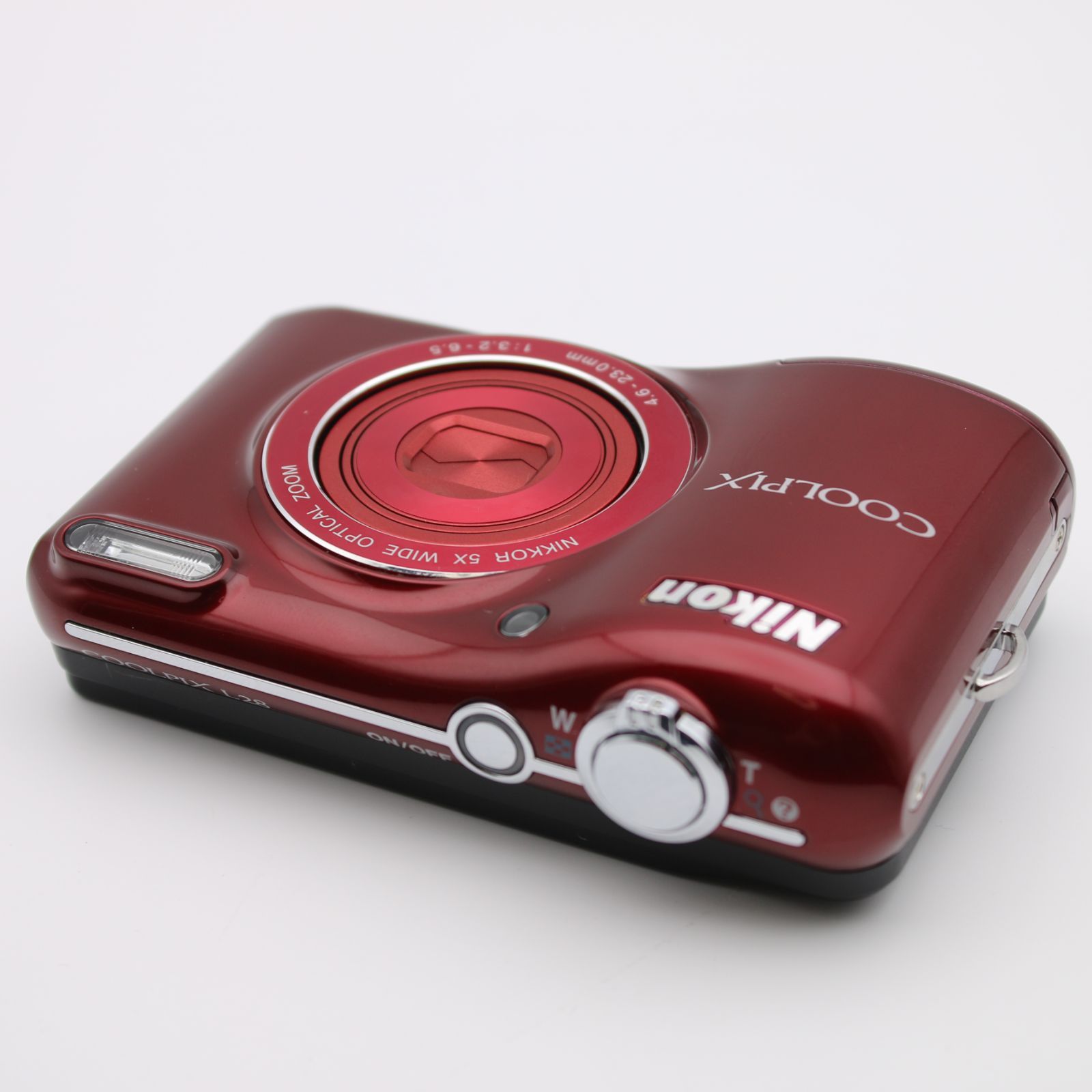 Nikon デジタルカメラ COOLPIX L28 レッド 単三電池使用元箱あり