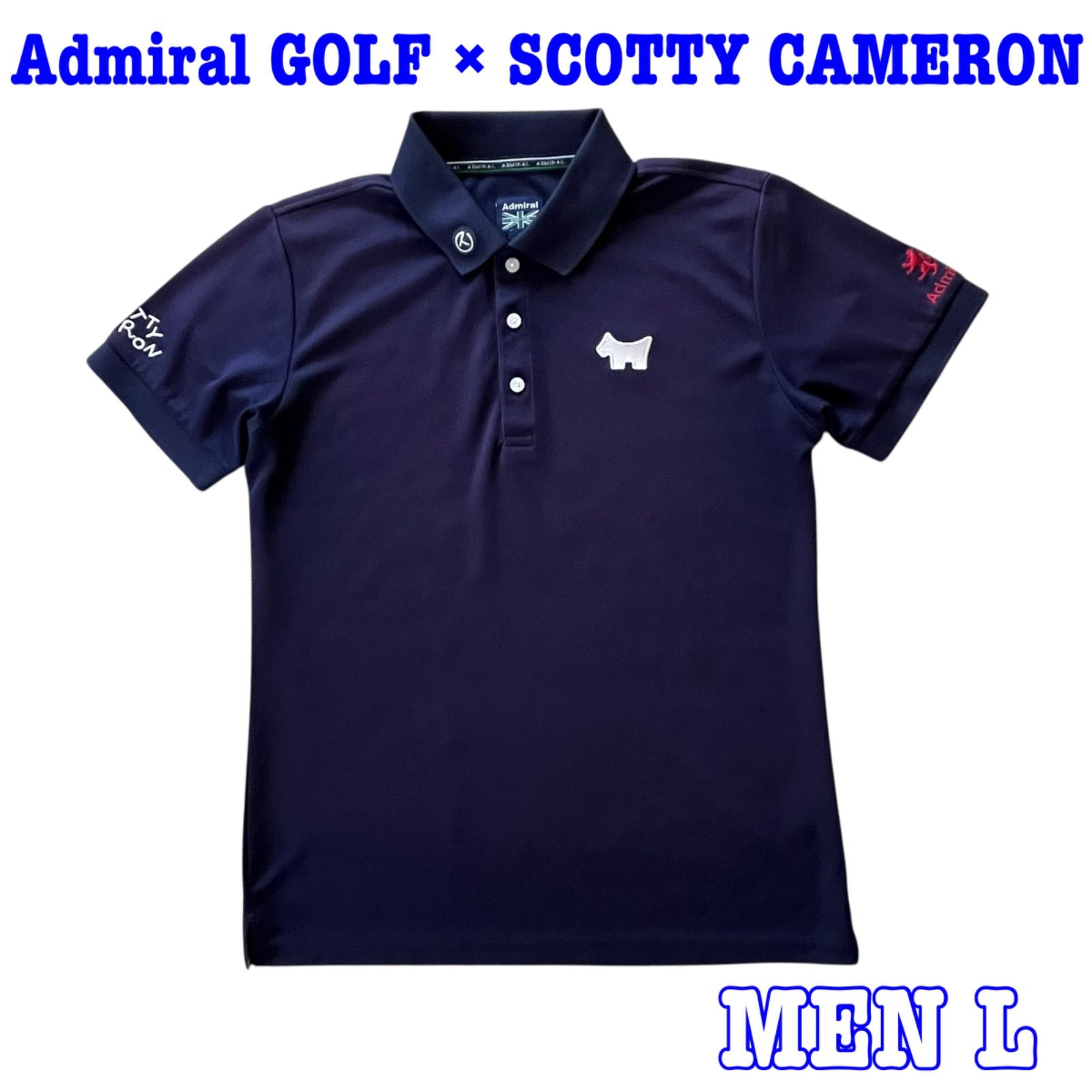 ゴルフ Admiral Scotty Cameronメンズ用半袖ポロシャツ