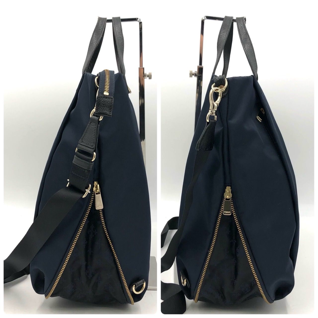 ラシット russet 2WAY トート ショルダーバッグ ナイロン ネイビー 