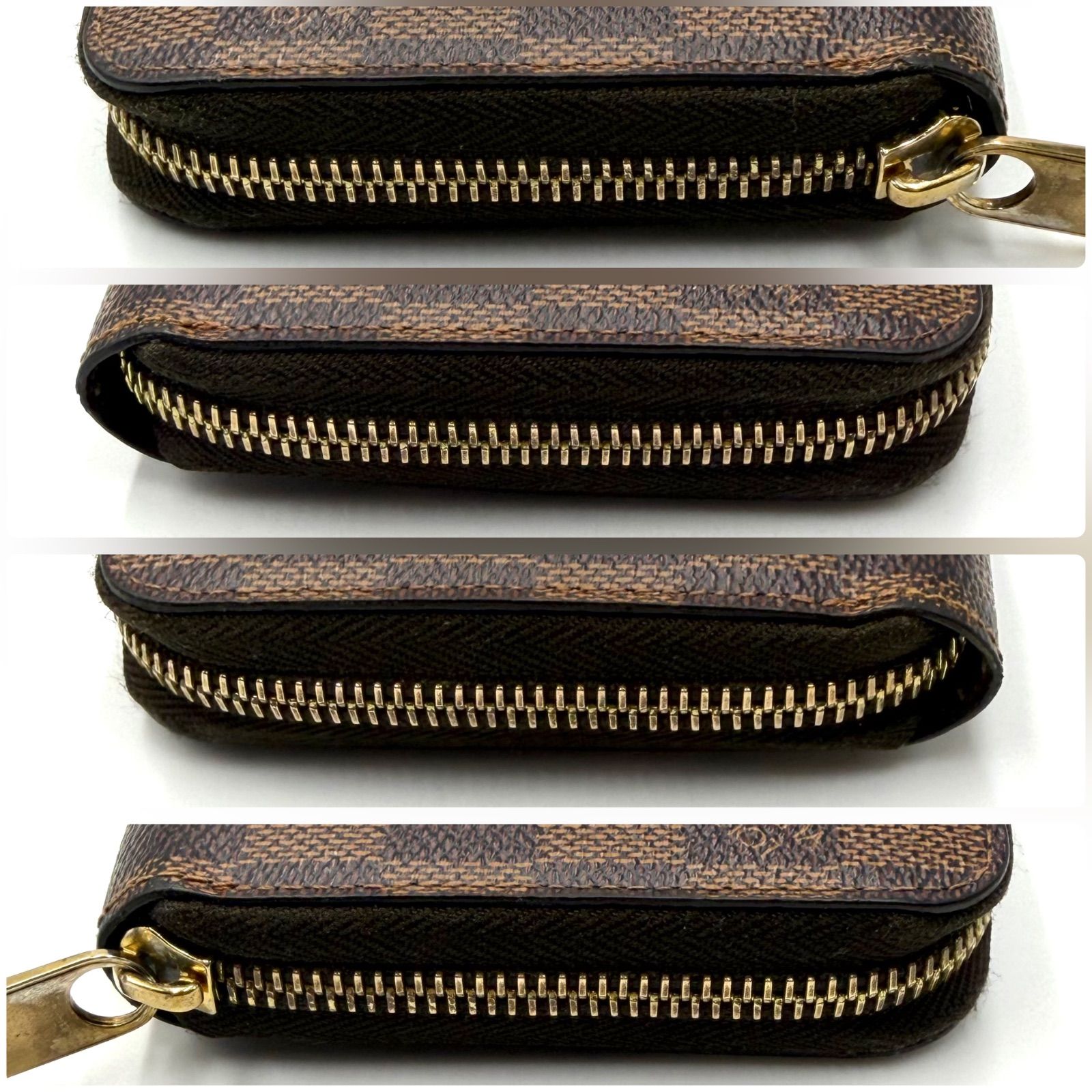 ルイヴィトン LOUIS VUITTON ダミエ エベヌ ジッピーウォレット 長財布 