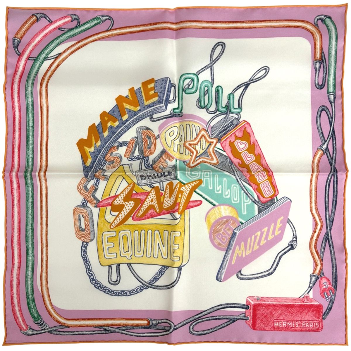 HERMES 　プチカレ　ガブロッシュ　月と星 エルメス HERMES プチカレ Chevaloscope Neon シュヴァロスコープ