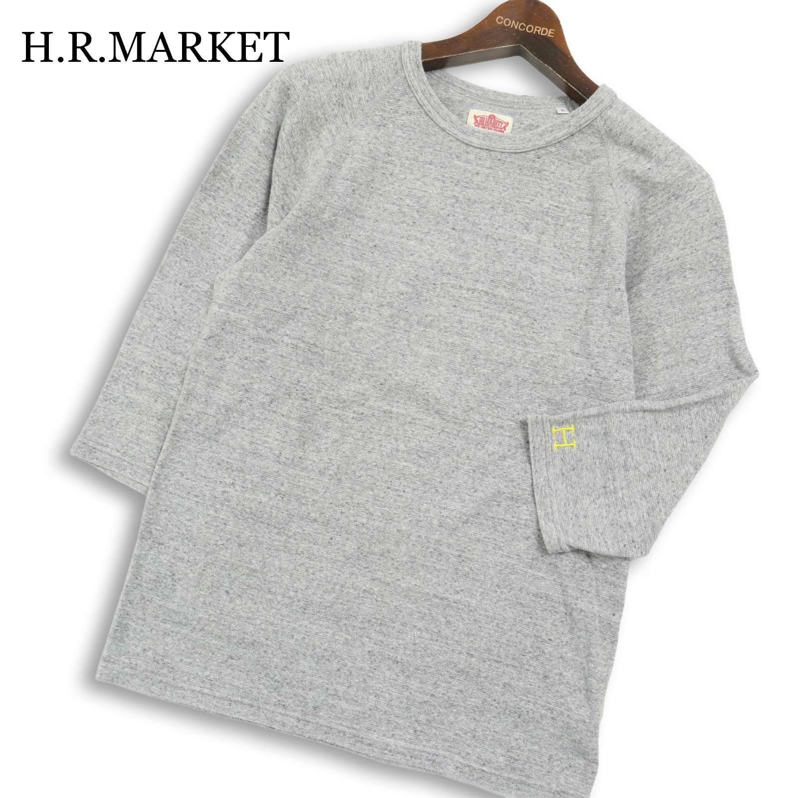 H.R.MARKET ハリウッドランチマーケット H刺繍☆ ストレッチ フライス 