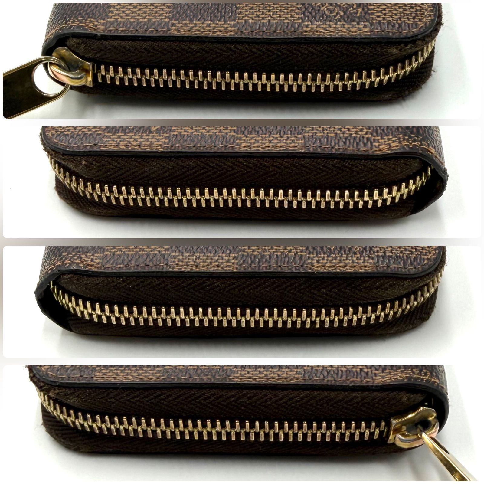 ルイヴィトン LOUIS VUITTON ダミエ エベヌ ジッピーウォレット 長財布 
