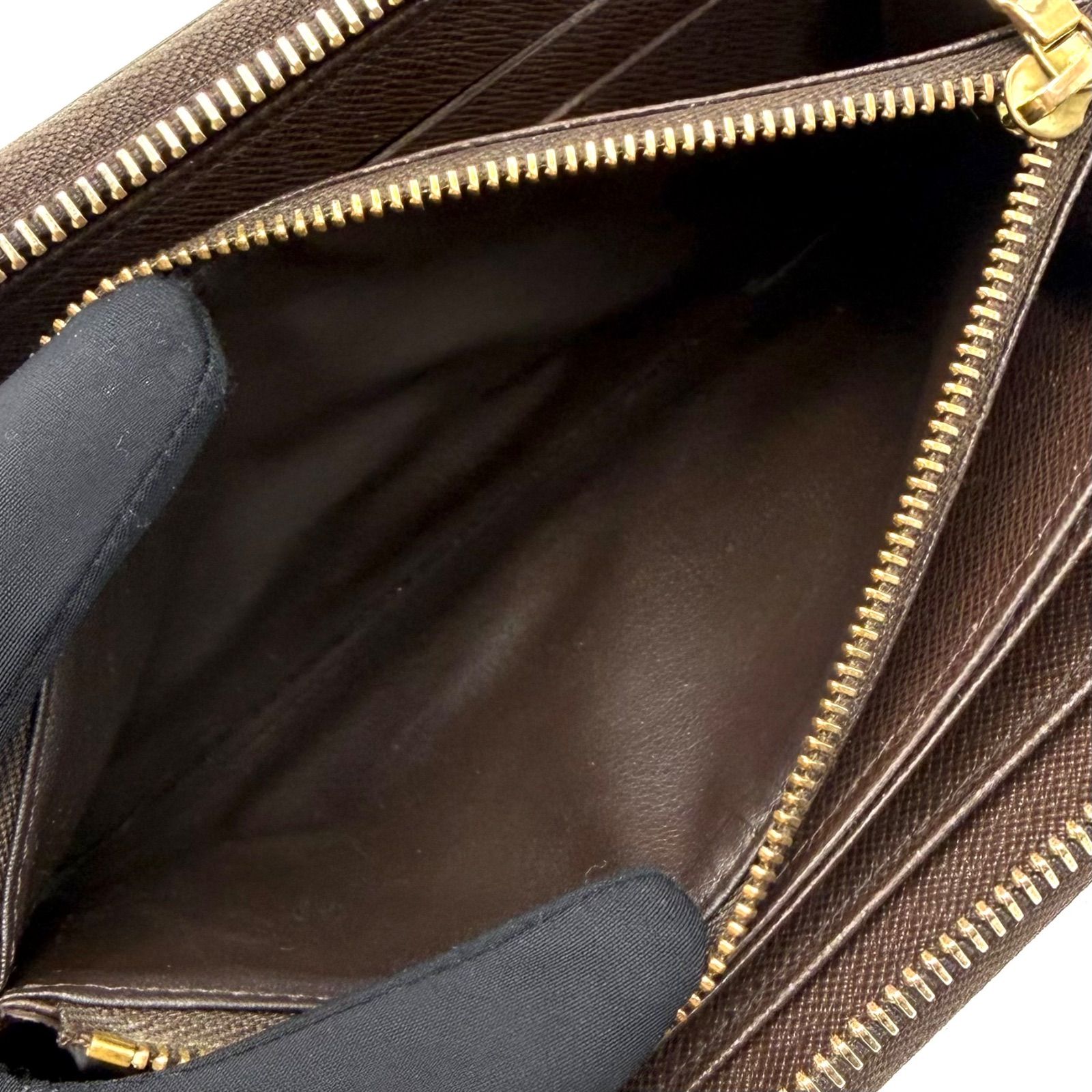 ルイヴィトン LOUIS VUITTON ダミエ エベヌ ジッピーウォレット 長財布 