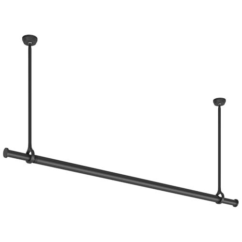 新品 トーソー ランドリーバー LB-1 セット ブラック 本体バーMサイズ(145~234㎝) 吊りポール長さ60cm 物干し 洗濯 30020001